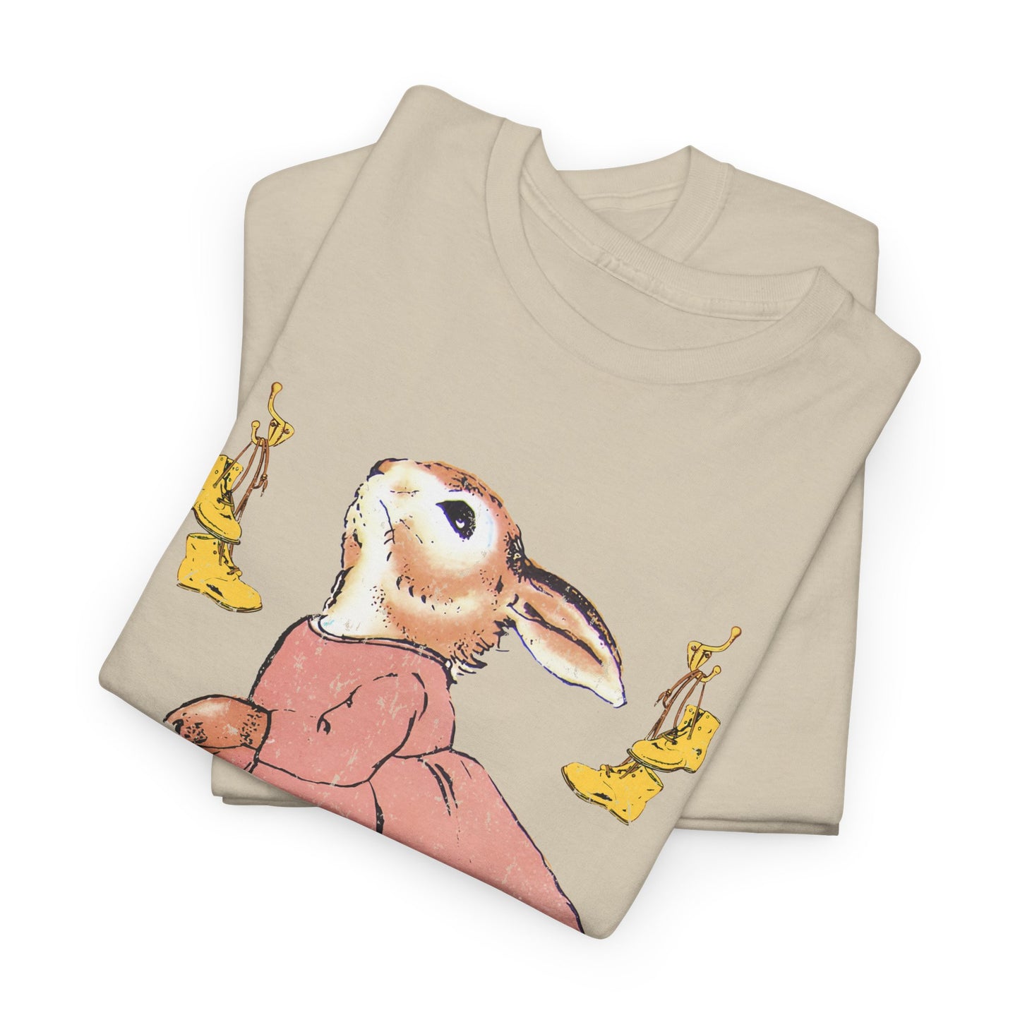 1939 the country bunny and the little gold shoes distressed fan art graphic reproduction tshirt