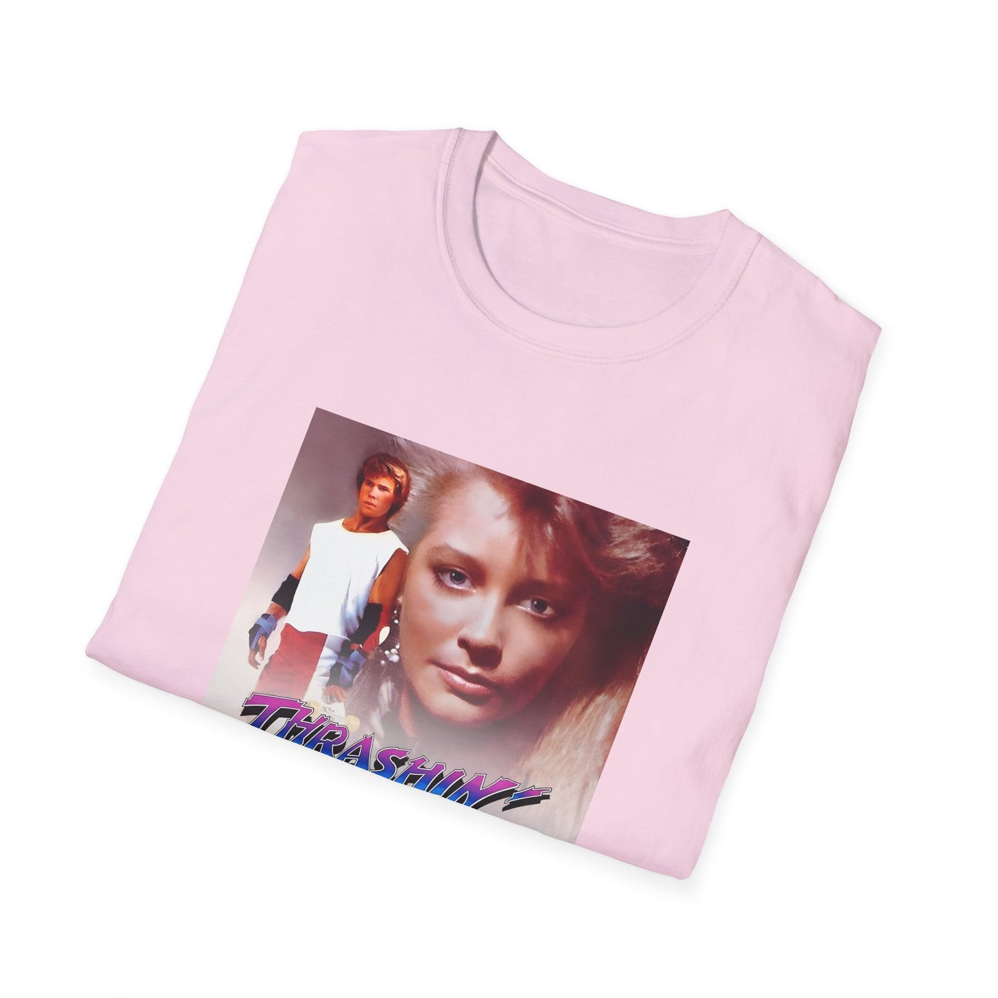 thrashin' 1986 skateboarding movie poster tshirt