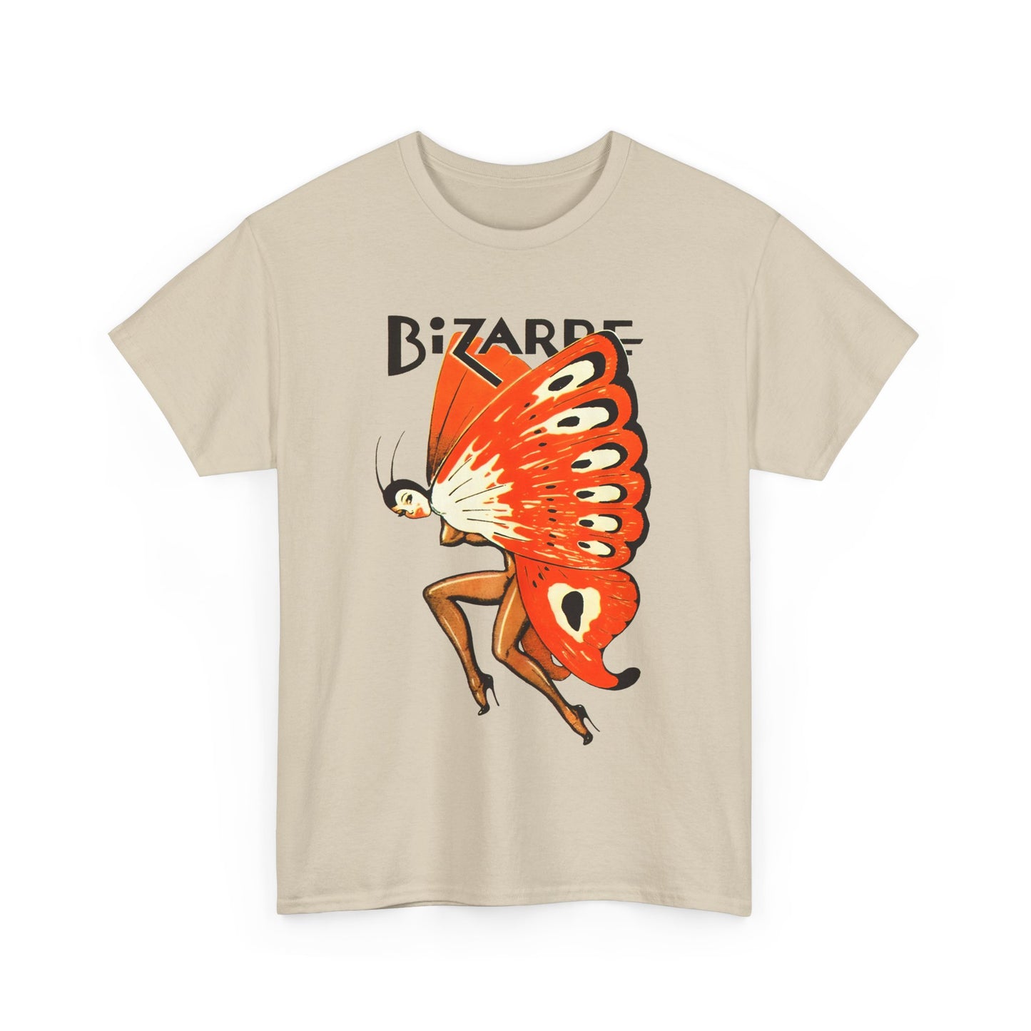 1952 bizarre magazine cover no 9 butterfly woman reproduction edit tshirt