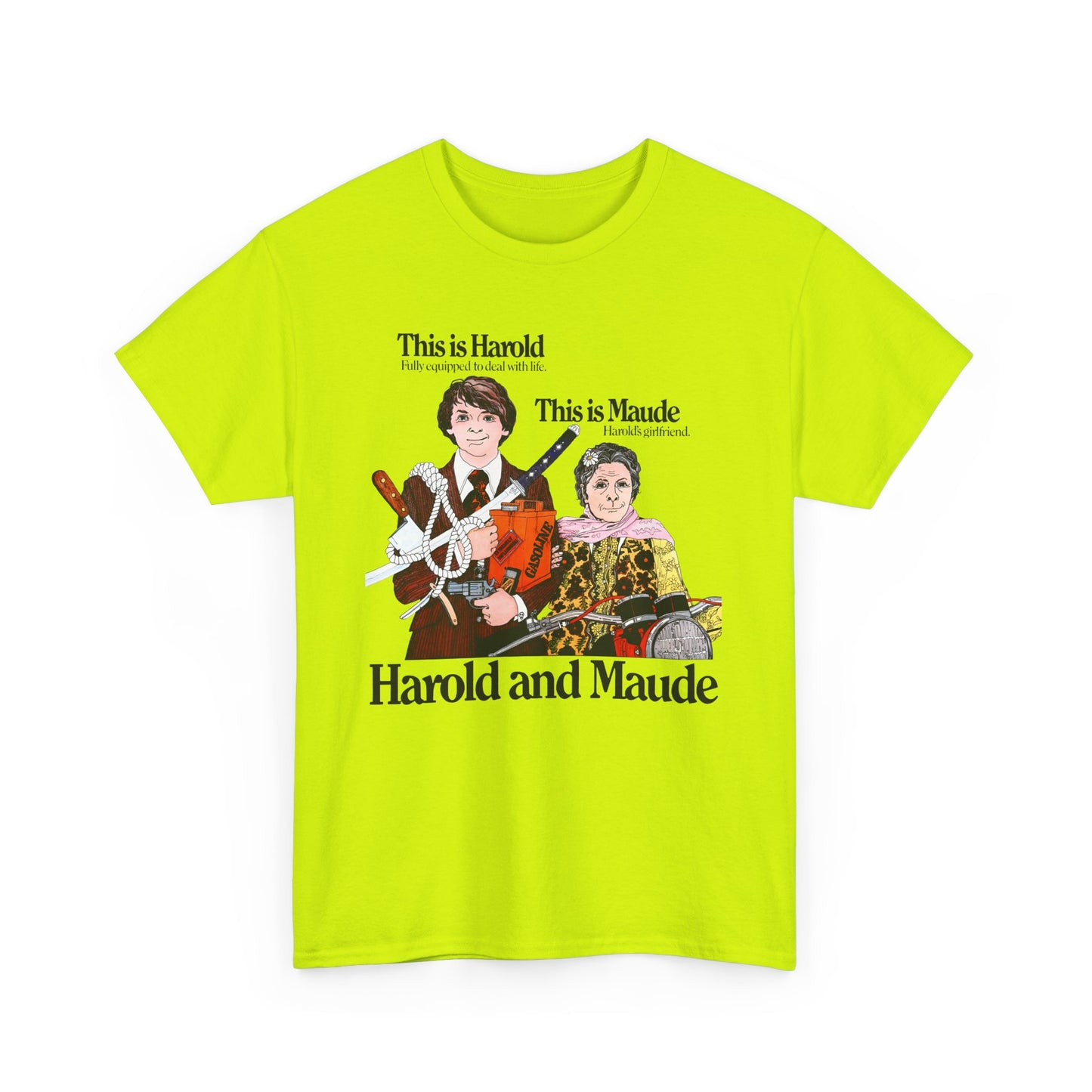 harold and maude 1971 belgian movie poster reproduction tshirt
