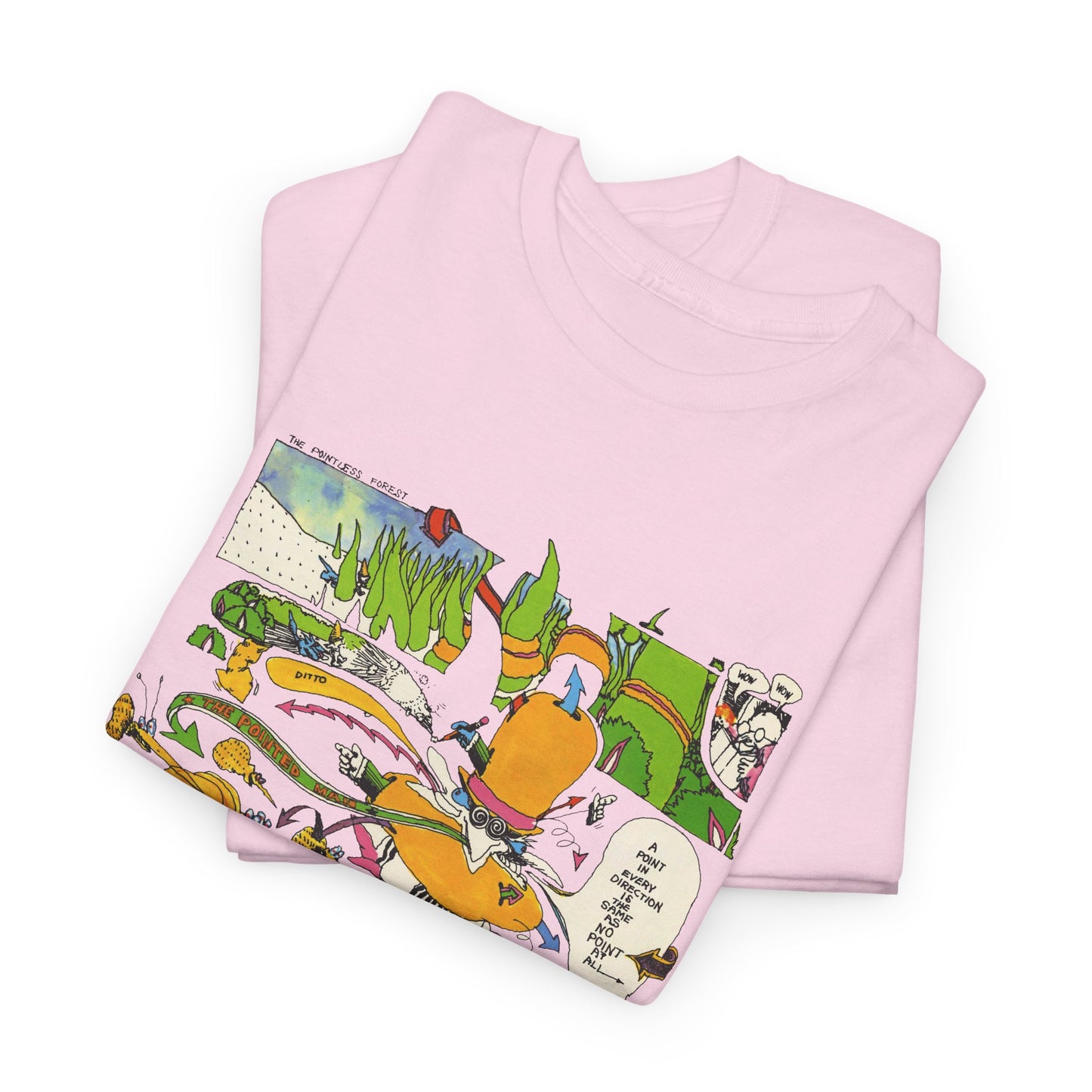 the point! 1970 harry nilsson record comic reproduction tshirt