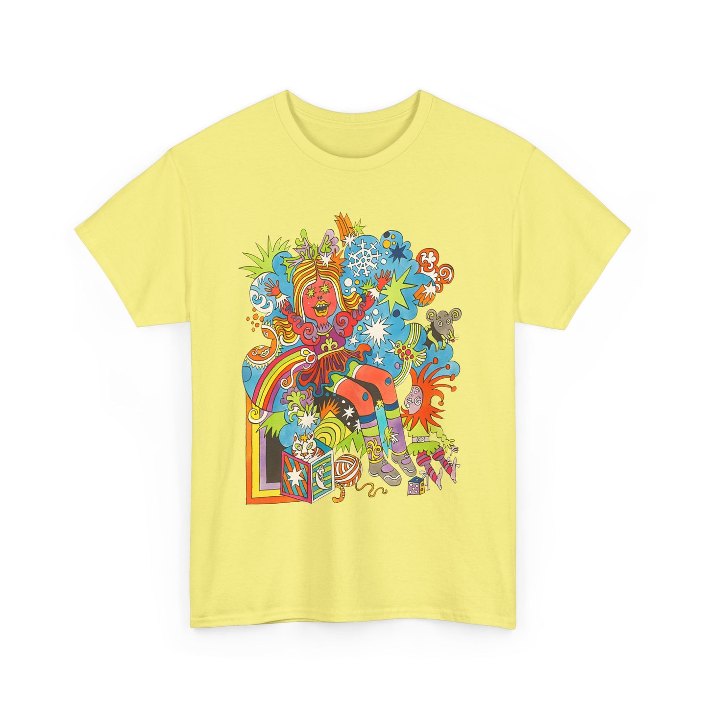 1970 stars slovak illustration by miroslav cipar reproduction tshirt