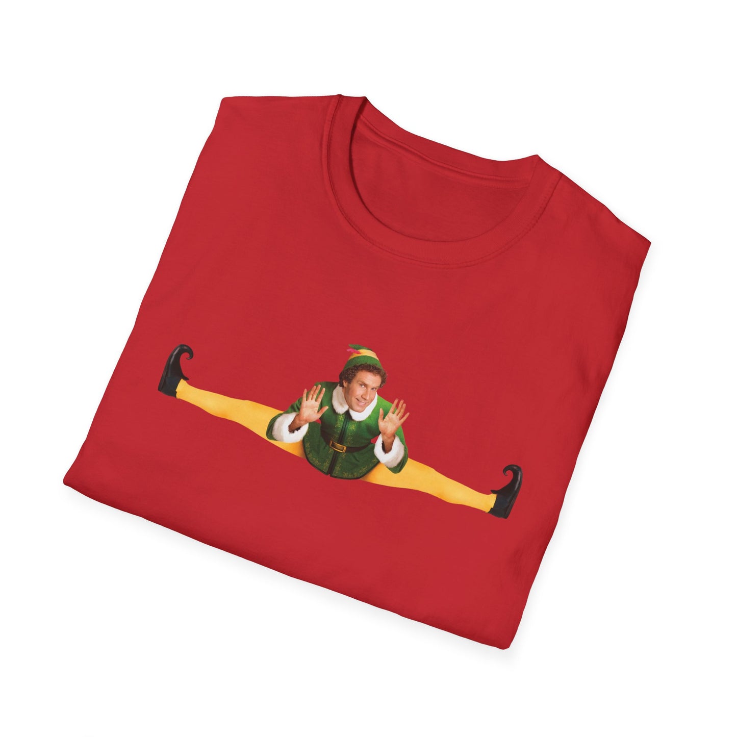 elf 2003 will ferrell doing the splits christmas tshirt