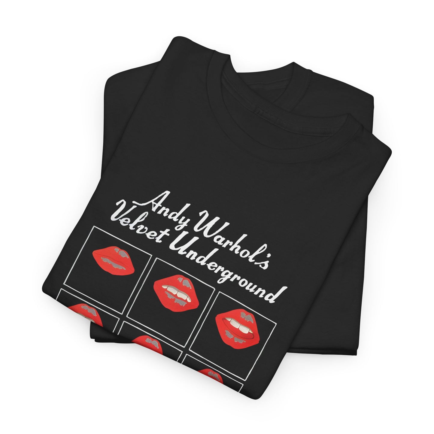 andy warhol's velvet underground featuring nico lips tshirt
