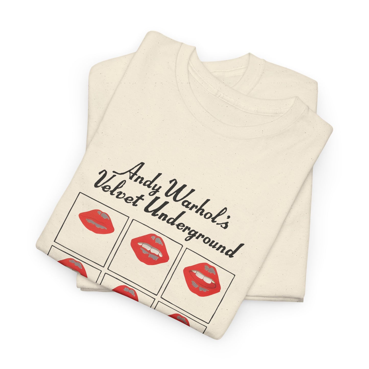 andy warhol's velvet underground featuring nico lips tshirt