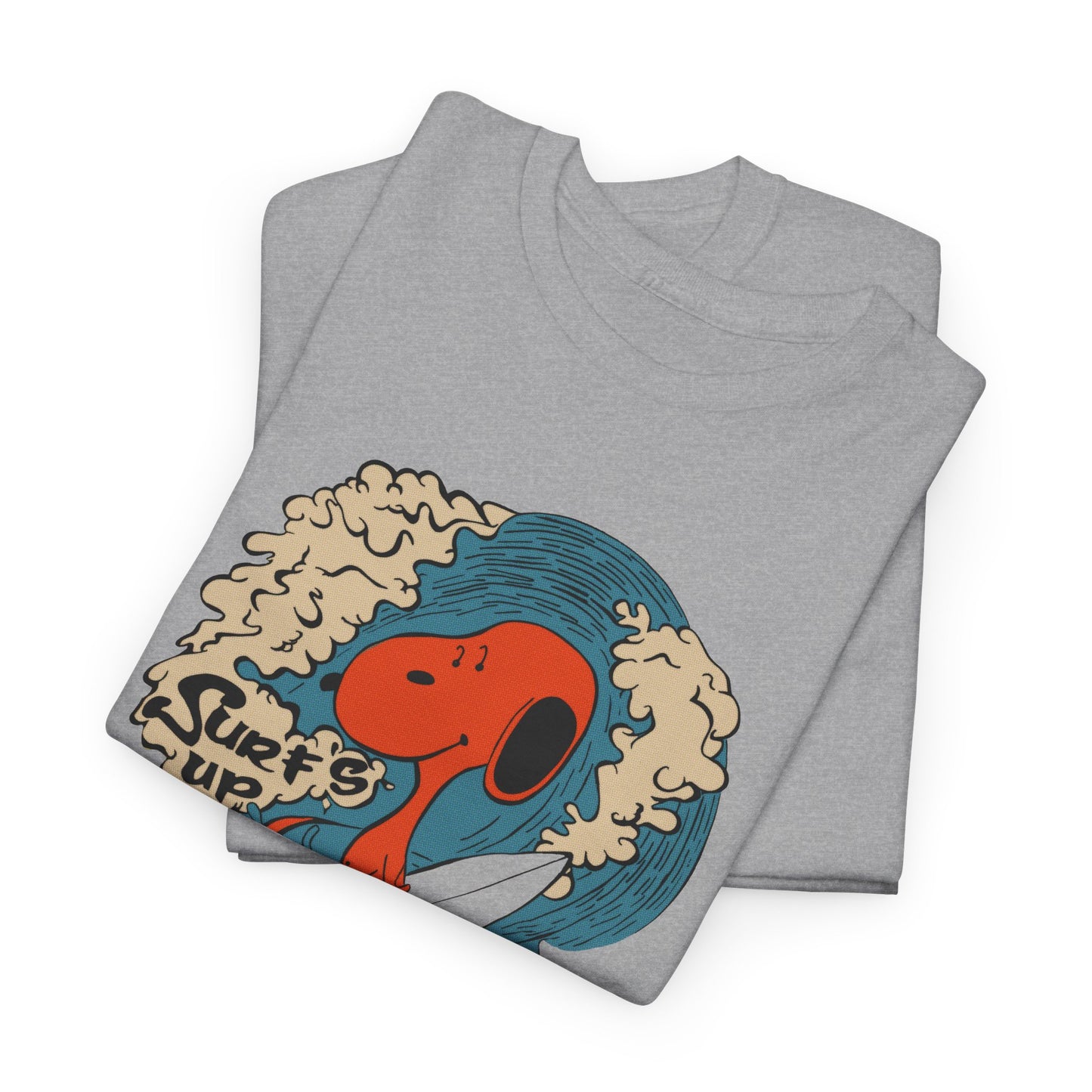 surf's up creep dog vintage graphic reproduction tshirt