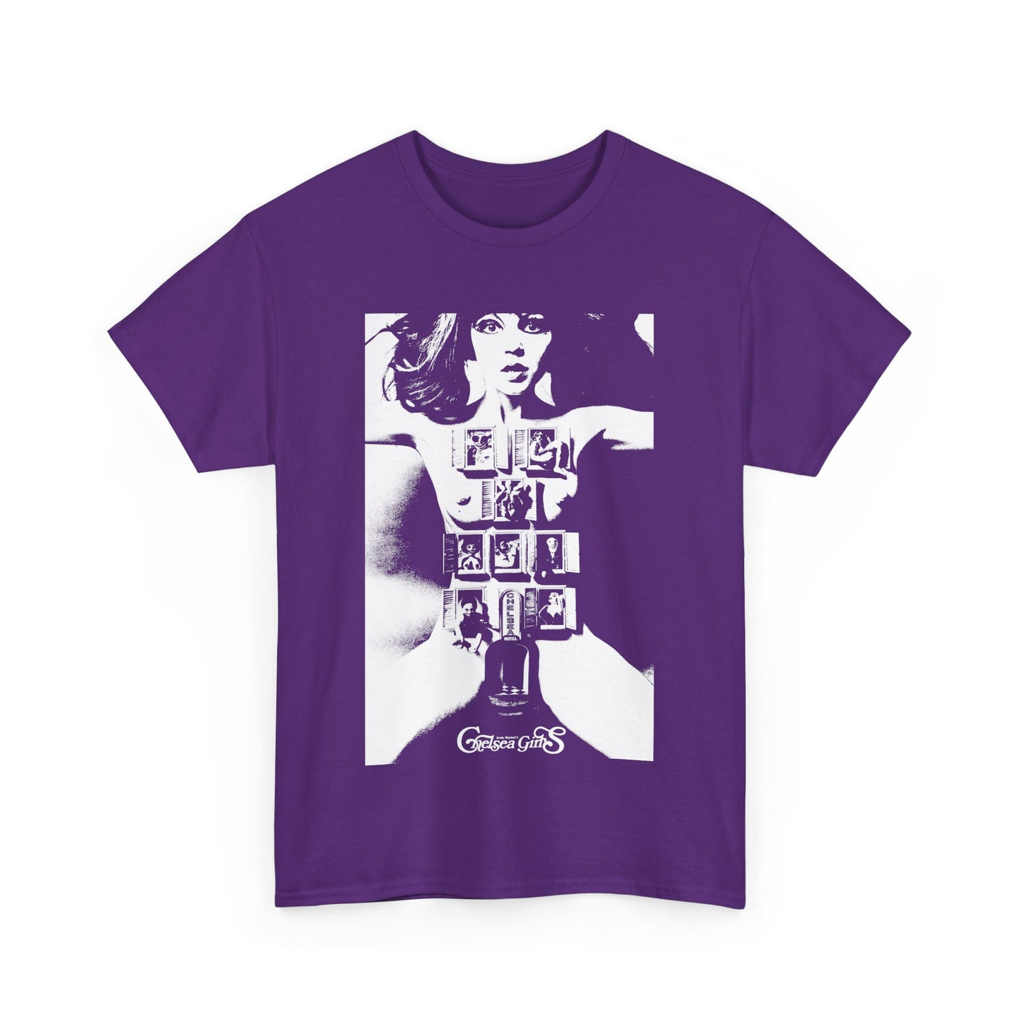 1966 experimental warhol movie chelsea girls movie poster reproduction tshirt