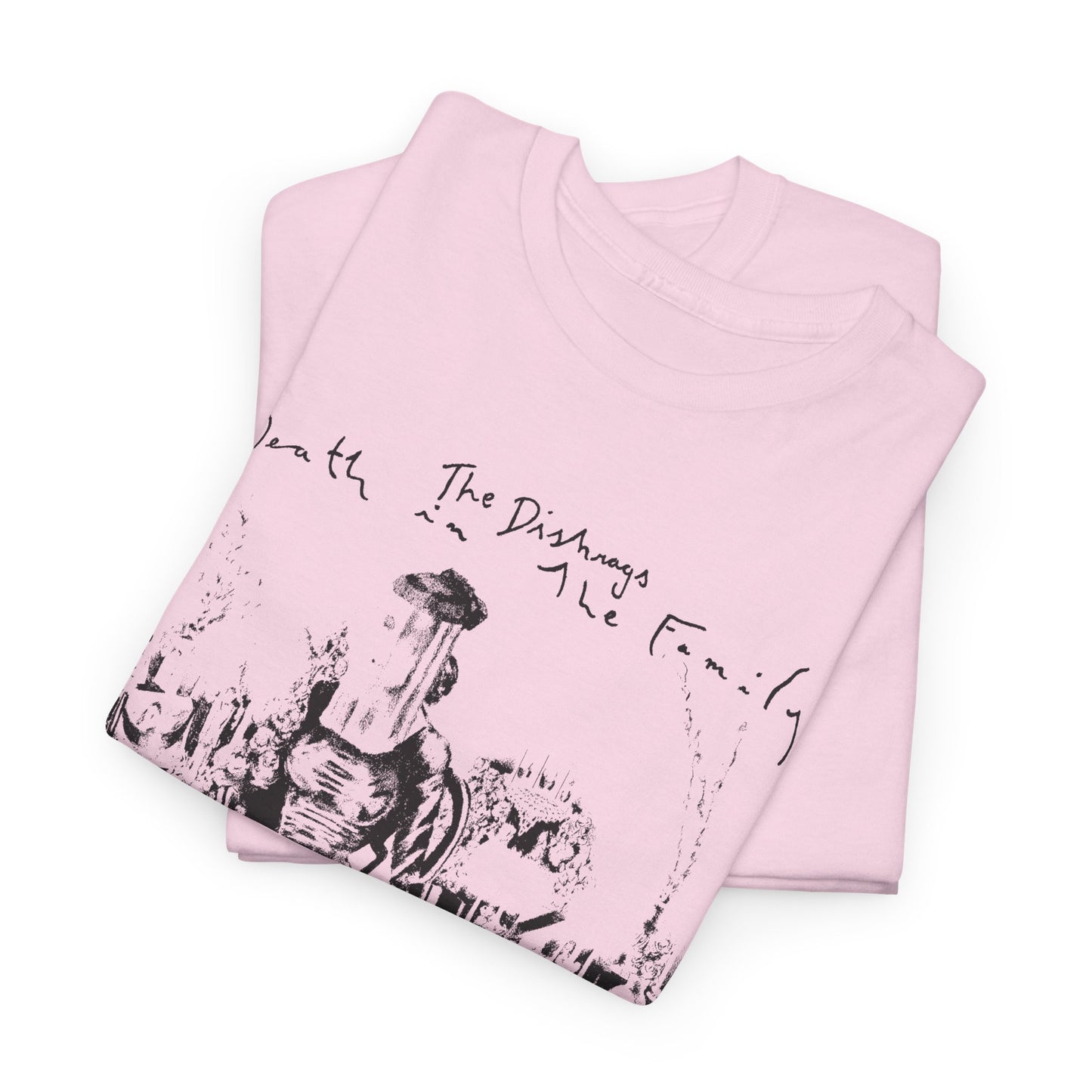 1980 album death in the family by the dishrags punk band stretched graphic tshirt