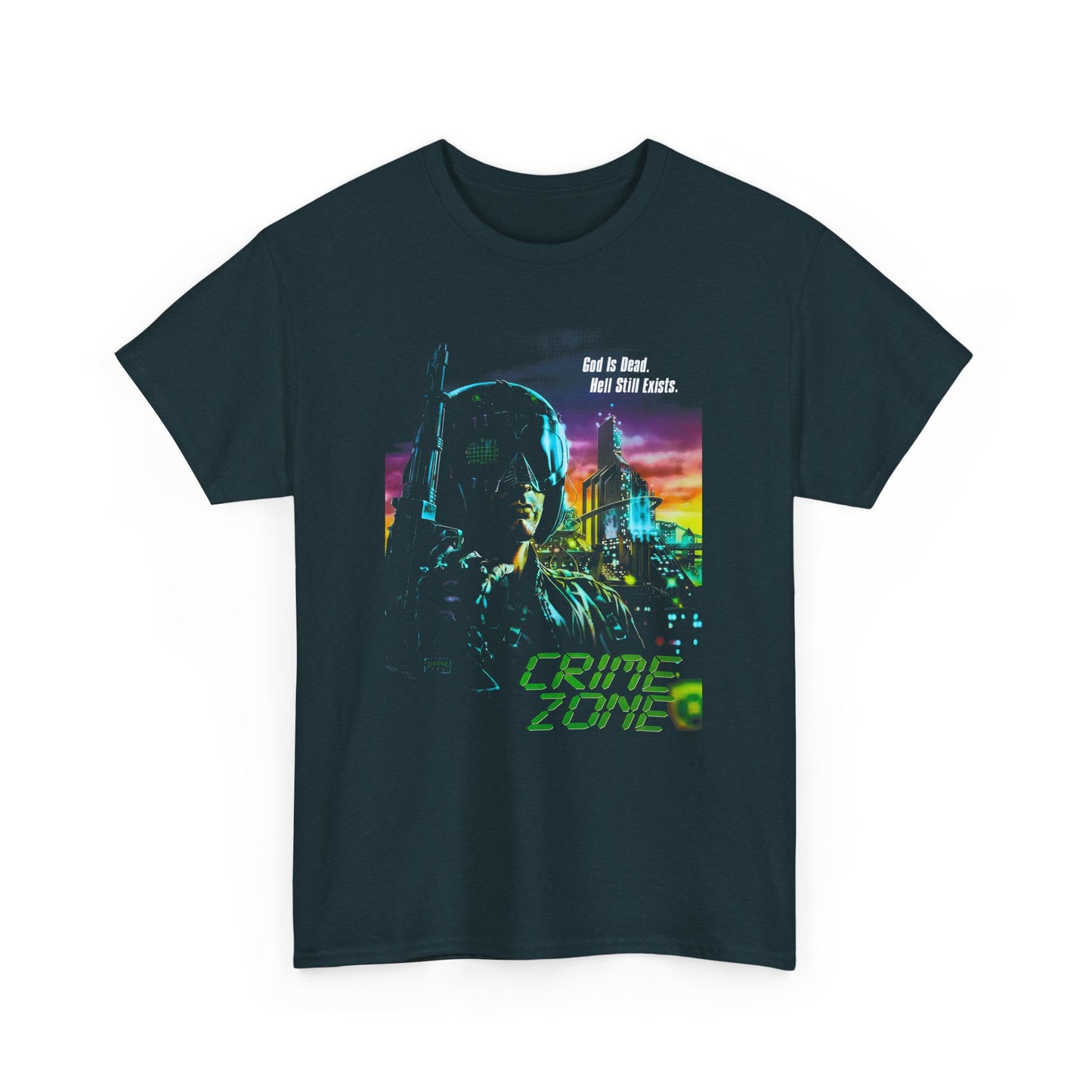1989 action sci-fi crime zone movie poster tshirt