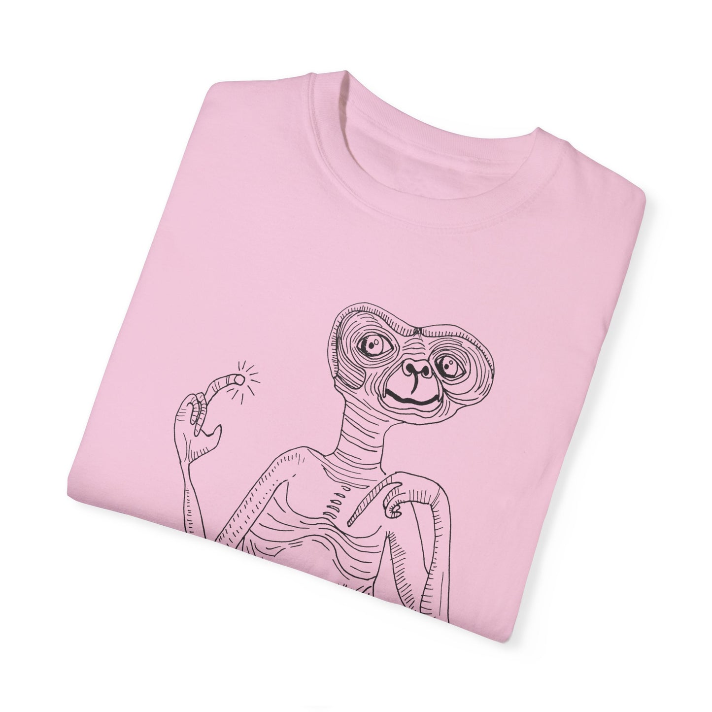original drawing E.T the extraterrestrial tshirt on comfort colors