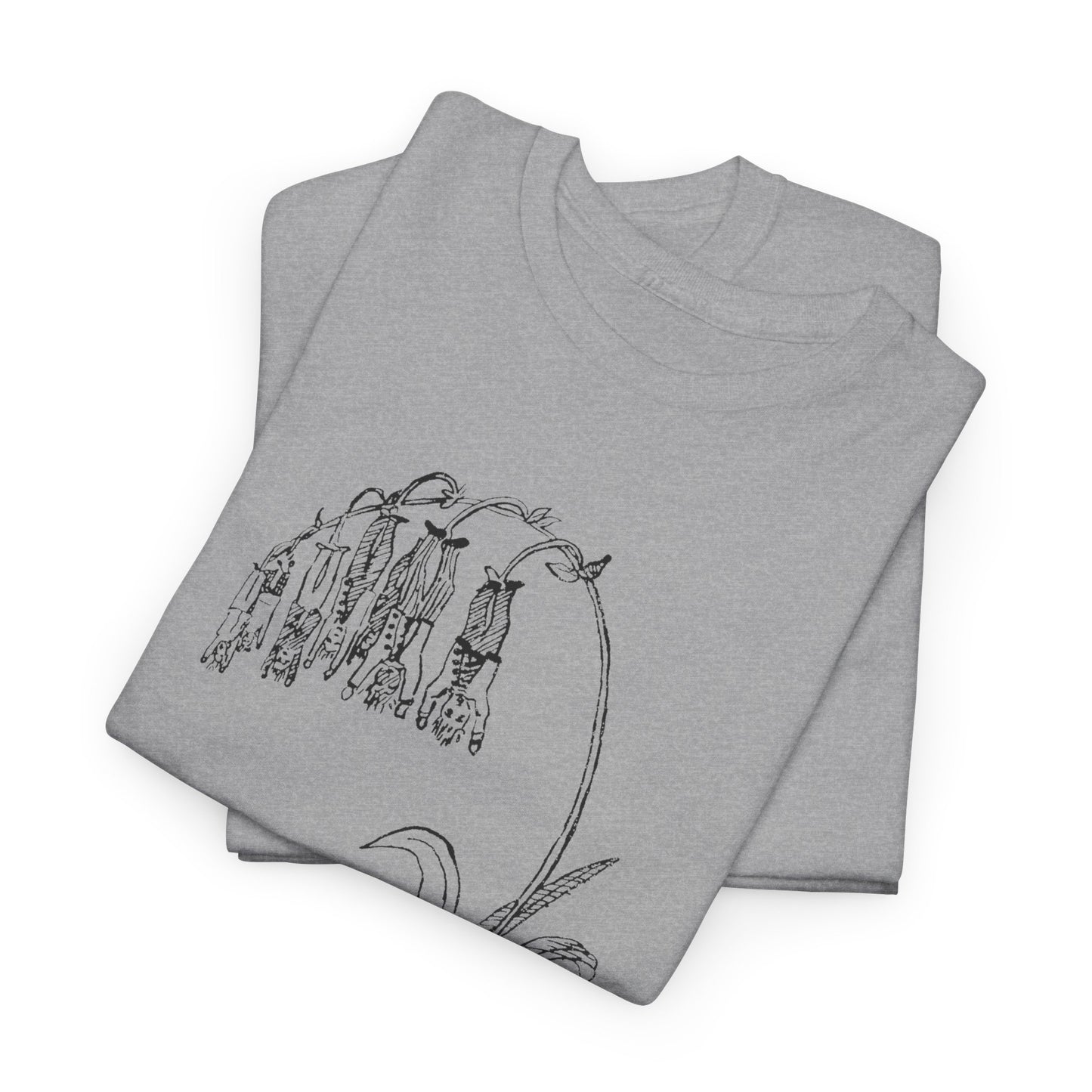 1887 edward lear nonsense botany many peeplia upsidownnia tshirt