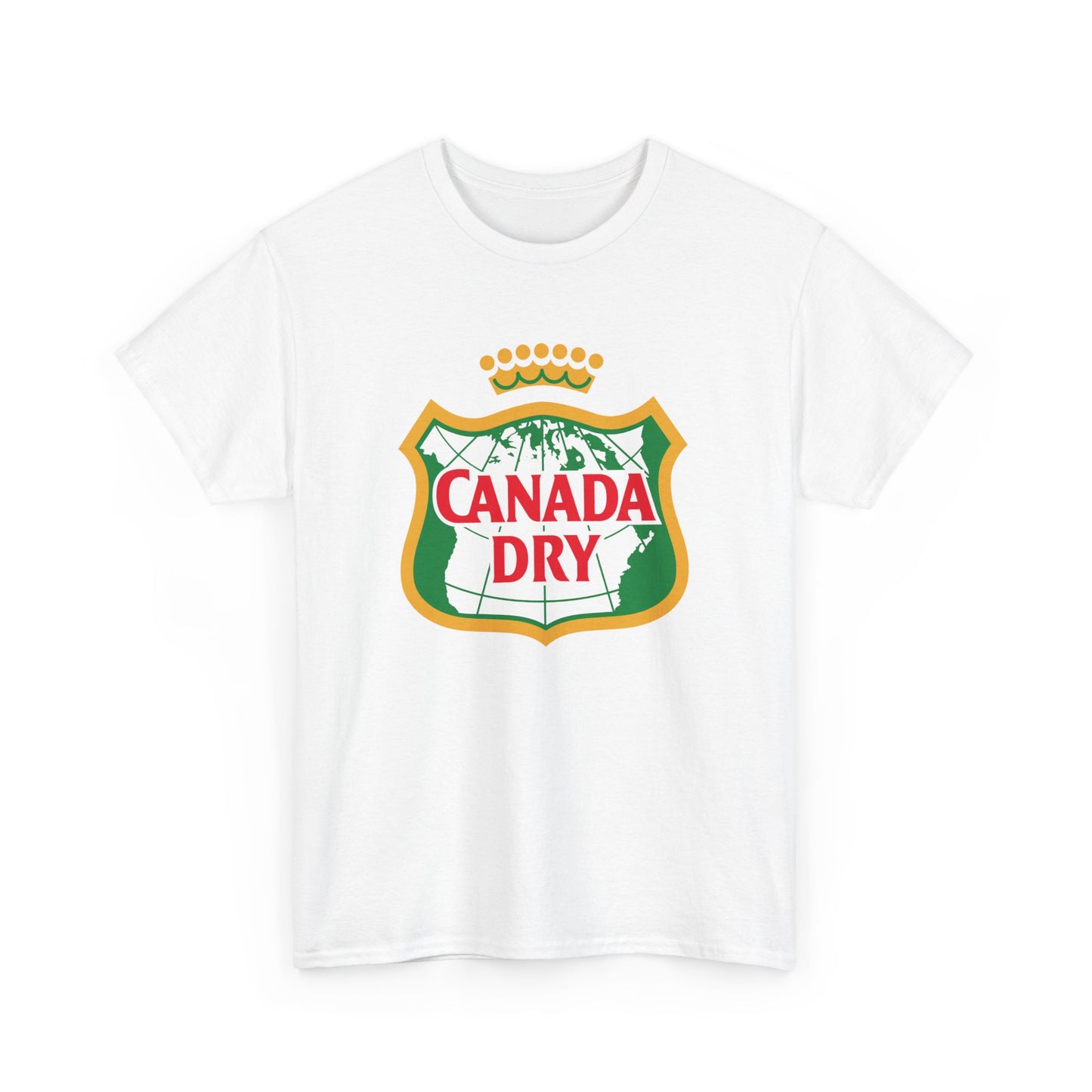 1958 - 1990 logo for canada dry ginger ale tshirt