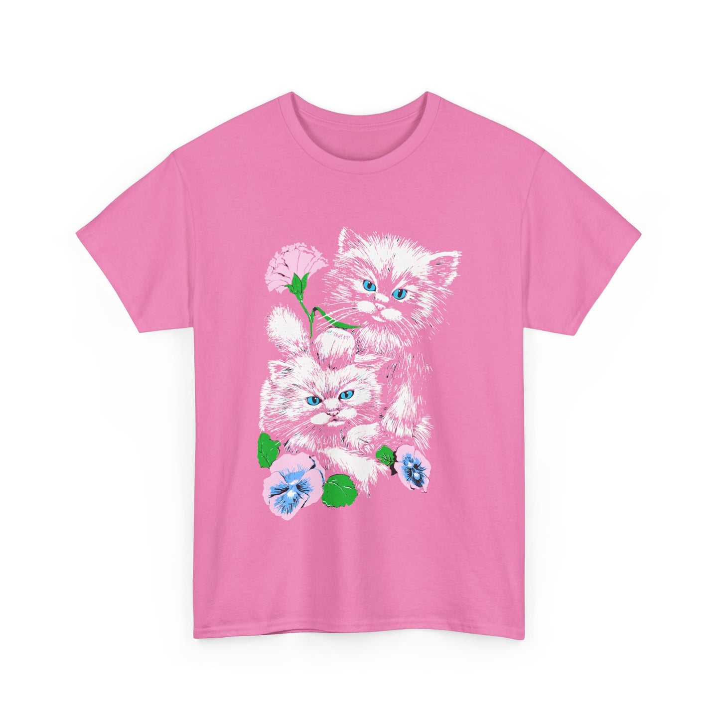 1980s distressed vintage cats reproduction tshirt