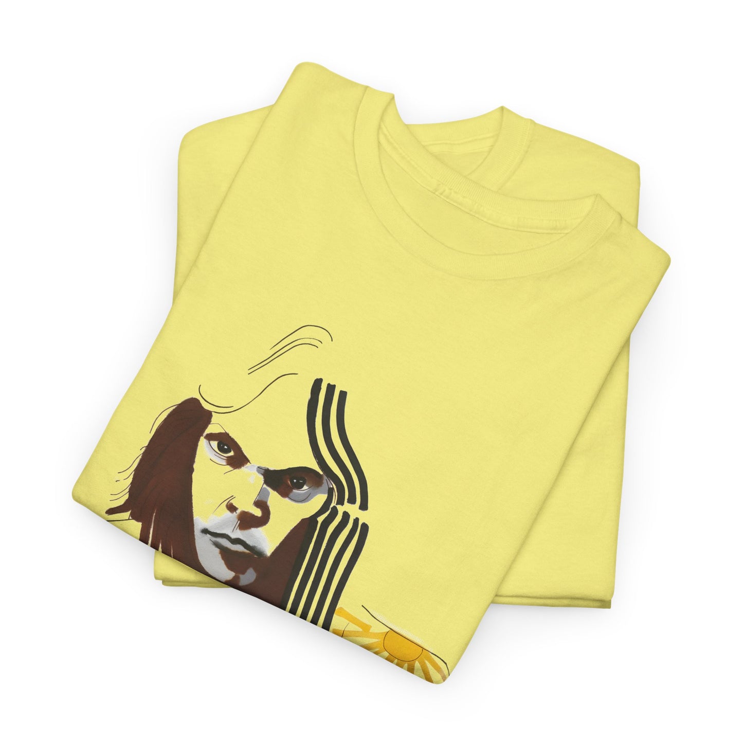 neil young portrait by joni mitchell reproduction tshirt