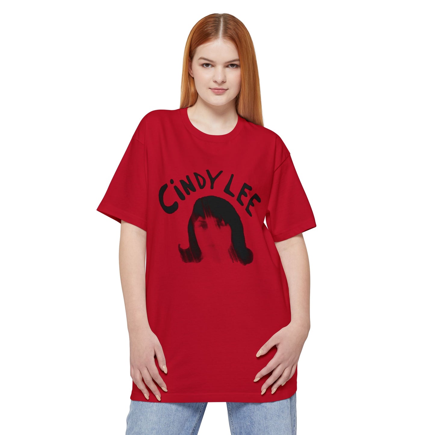 oversized cindy lee fan art unisex tall beefy tshirt