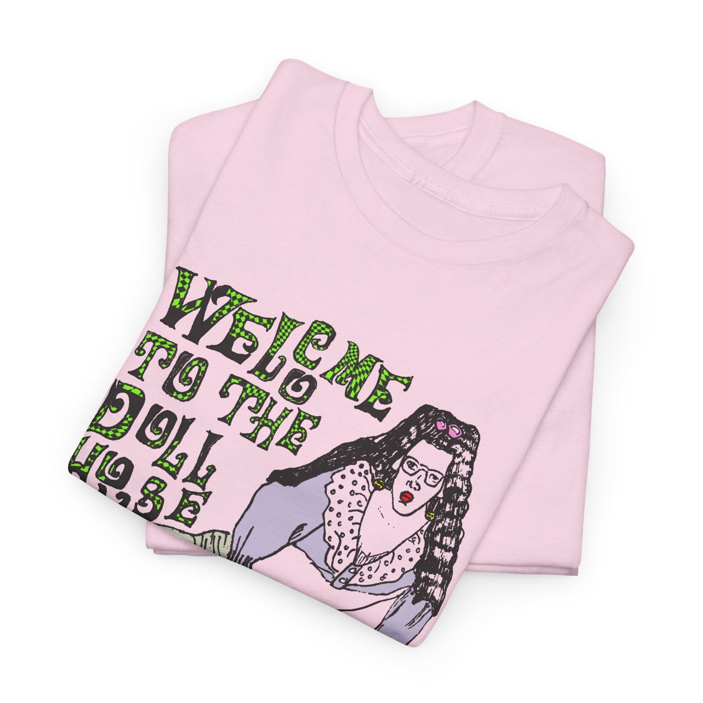 welcome to the dollhouse original drawing tshirt