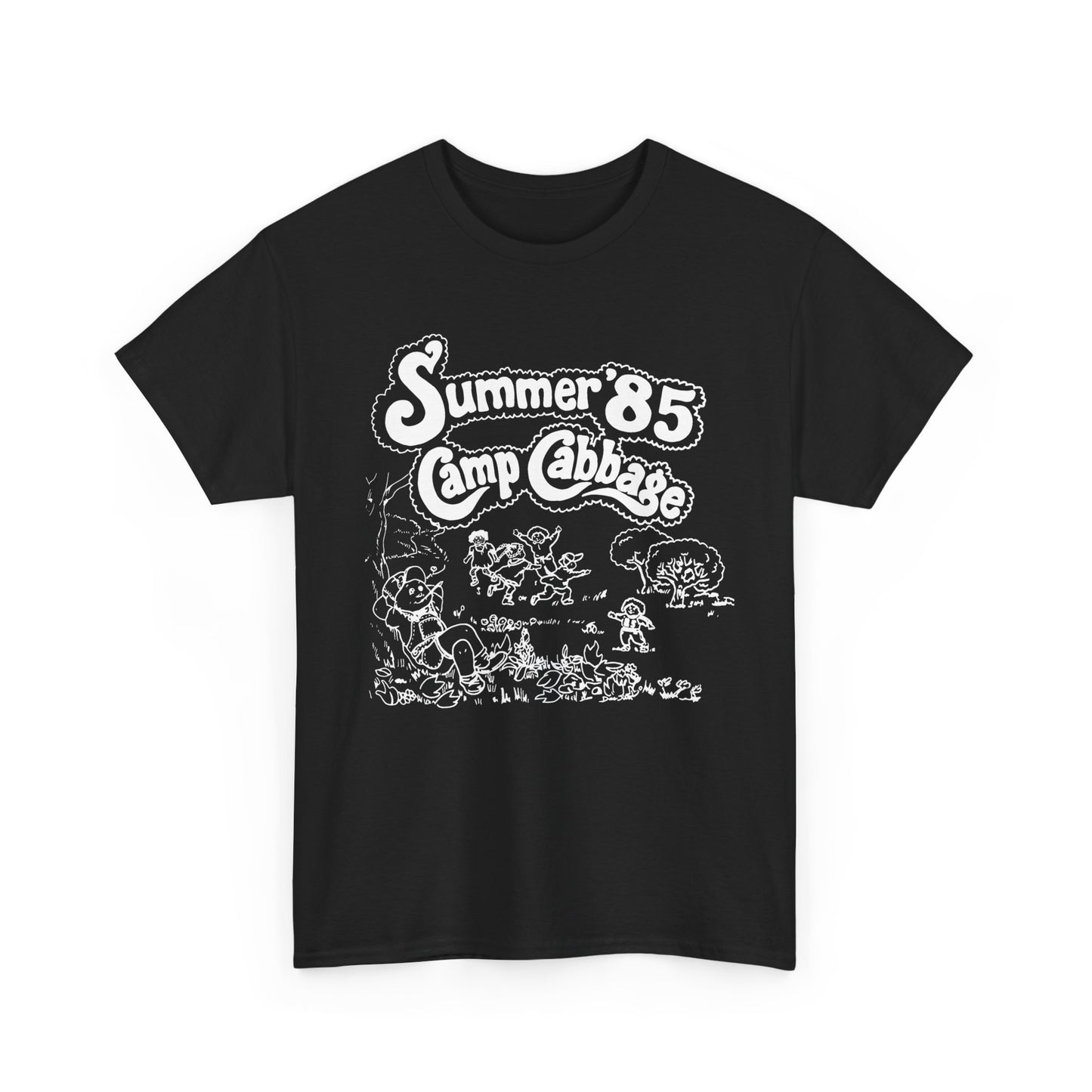 1985 vintage camp cabbage hobby city anaheim reproduction tshirt