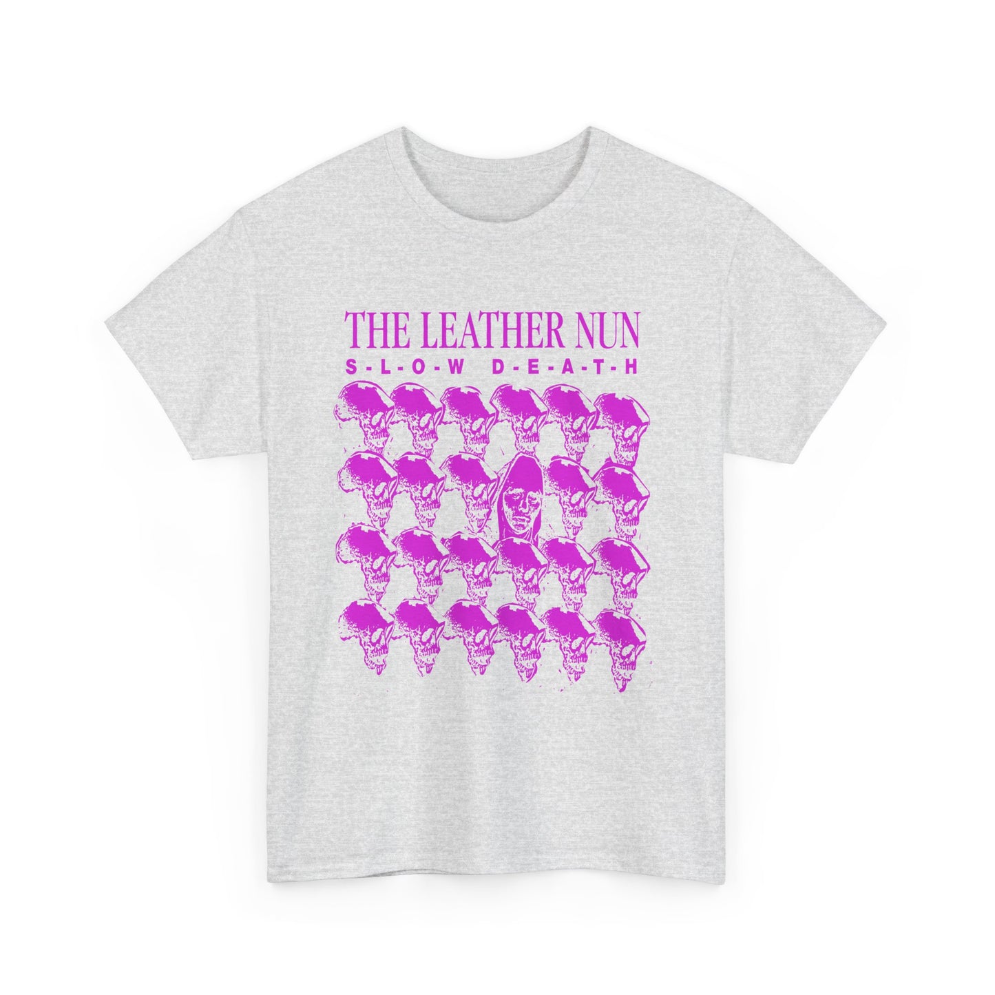 1979 slow death ep by the leather nun album cover stretched graphic tshirt