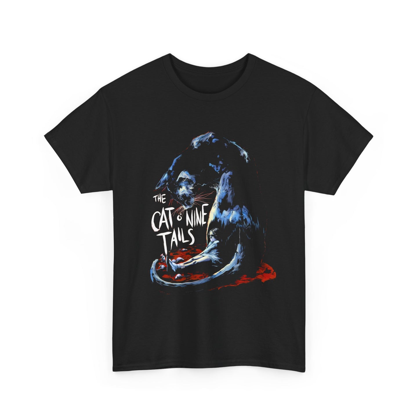1971 the cat o nine tails special edition movie poster tshirt