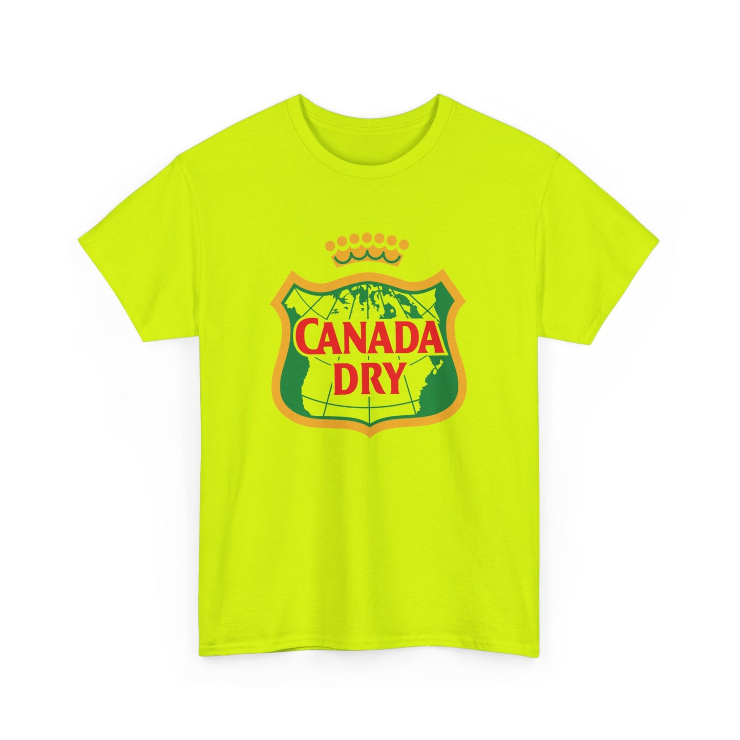 1958 - 1990 logo for canada dry ginger ale tshirt