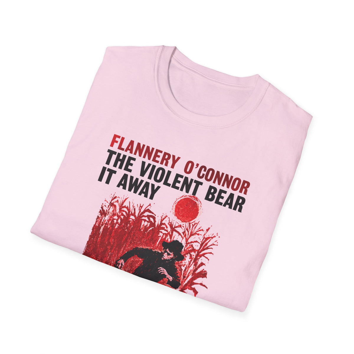 1960 the violent bear it away flannery o'connor alternate book cover tshirt