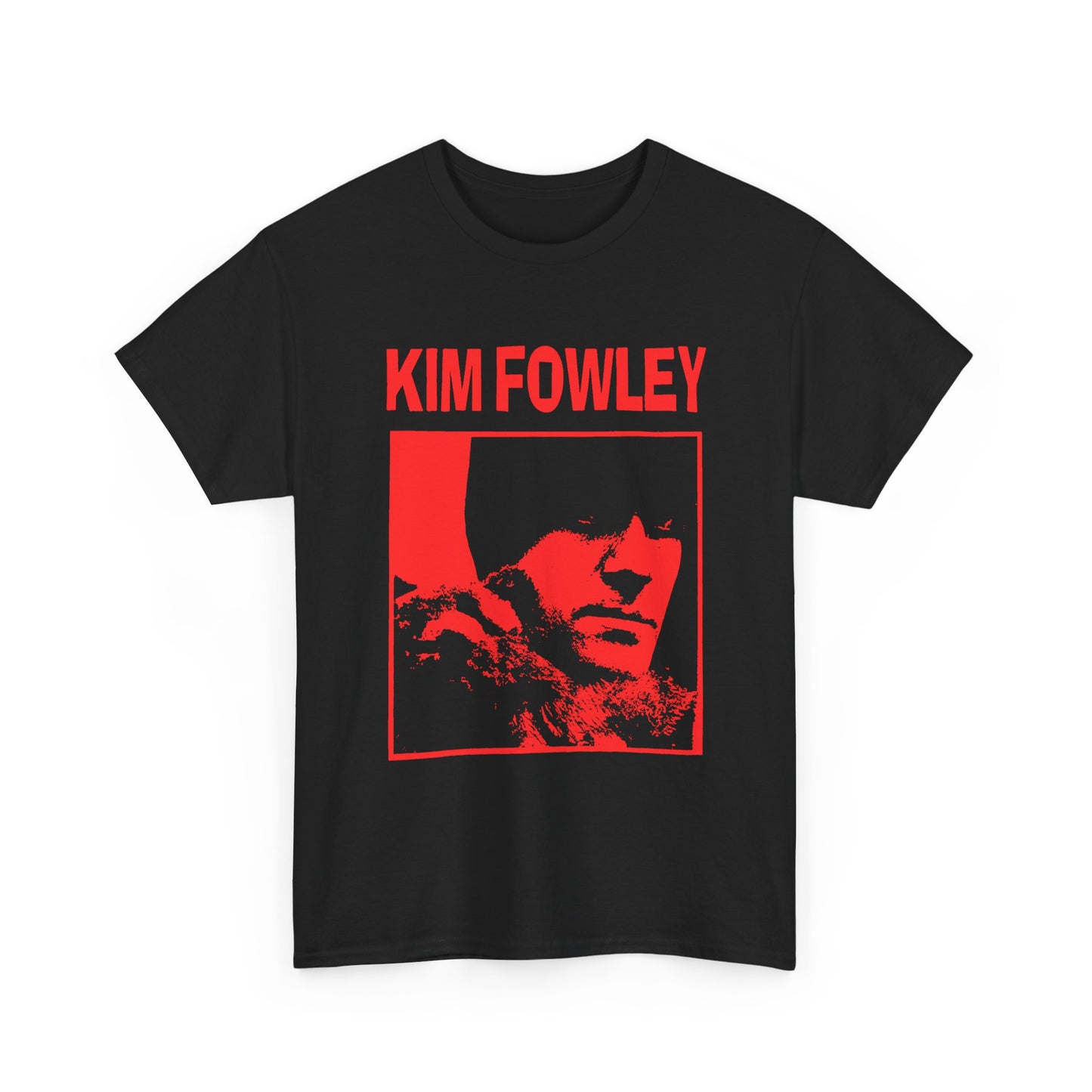 kim fowley show poster fan art reproduction red graphic tshirt