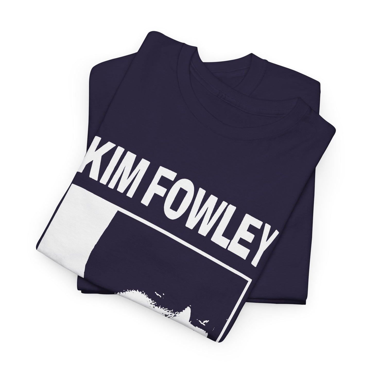 kim fowley show poster fan art reproduction white graphic tshirt