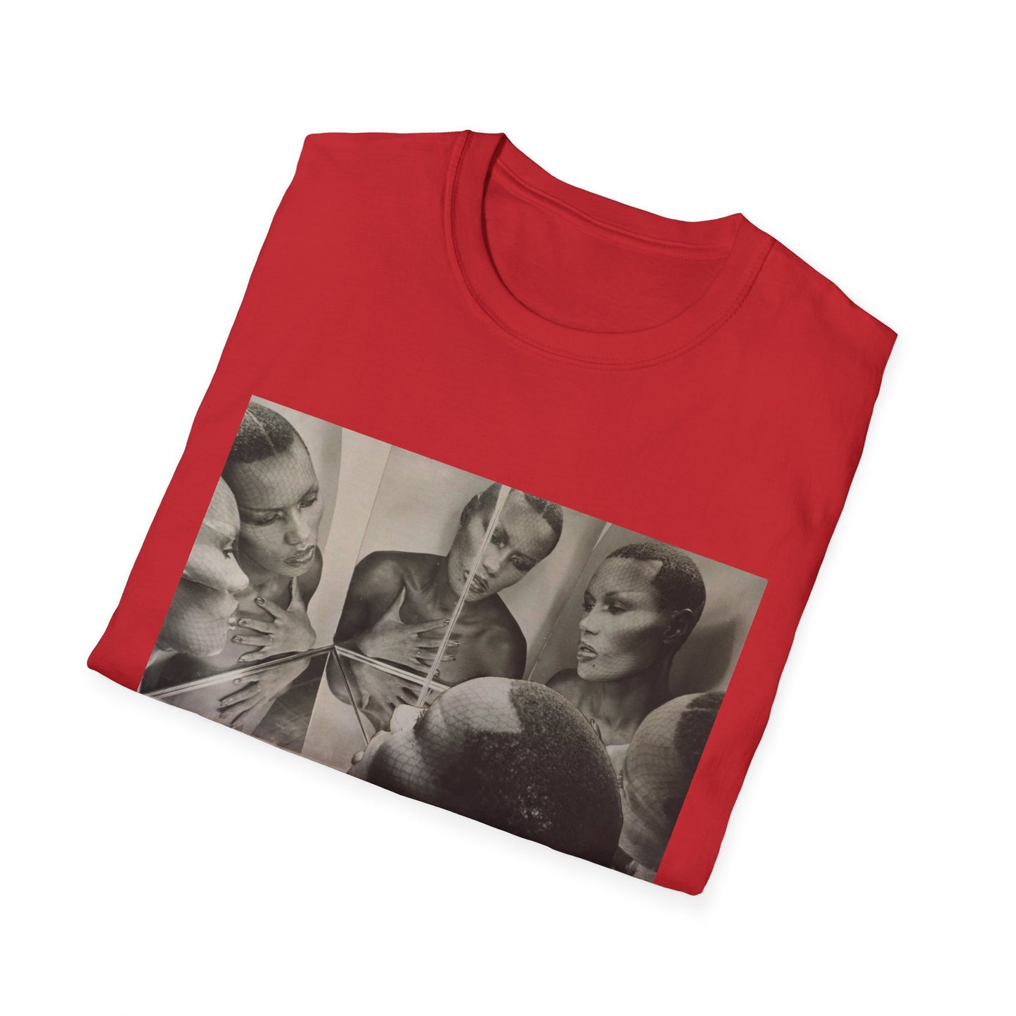 grace jones mirror gatefold for 1979 album muse tshirt