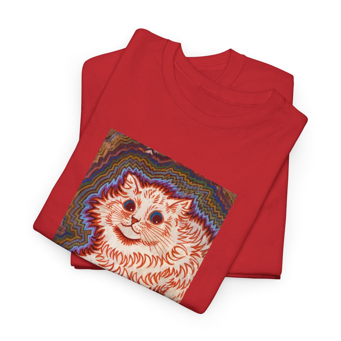 louis wain psychedelic cat tshirt