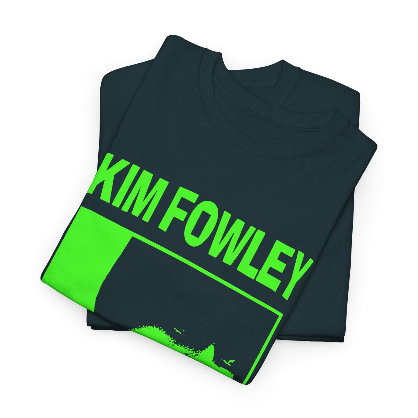 kim fowley show poster fan art reproduction green graphic tshirt