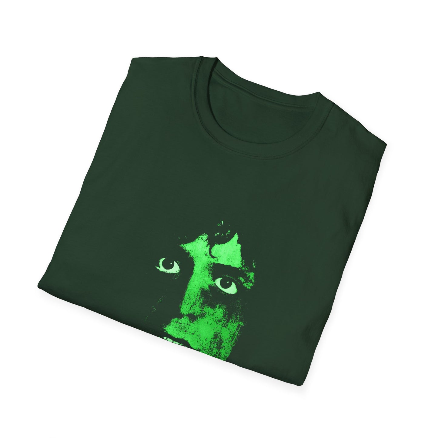 neon green rock and roll animal fan art tshirt