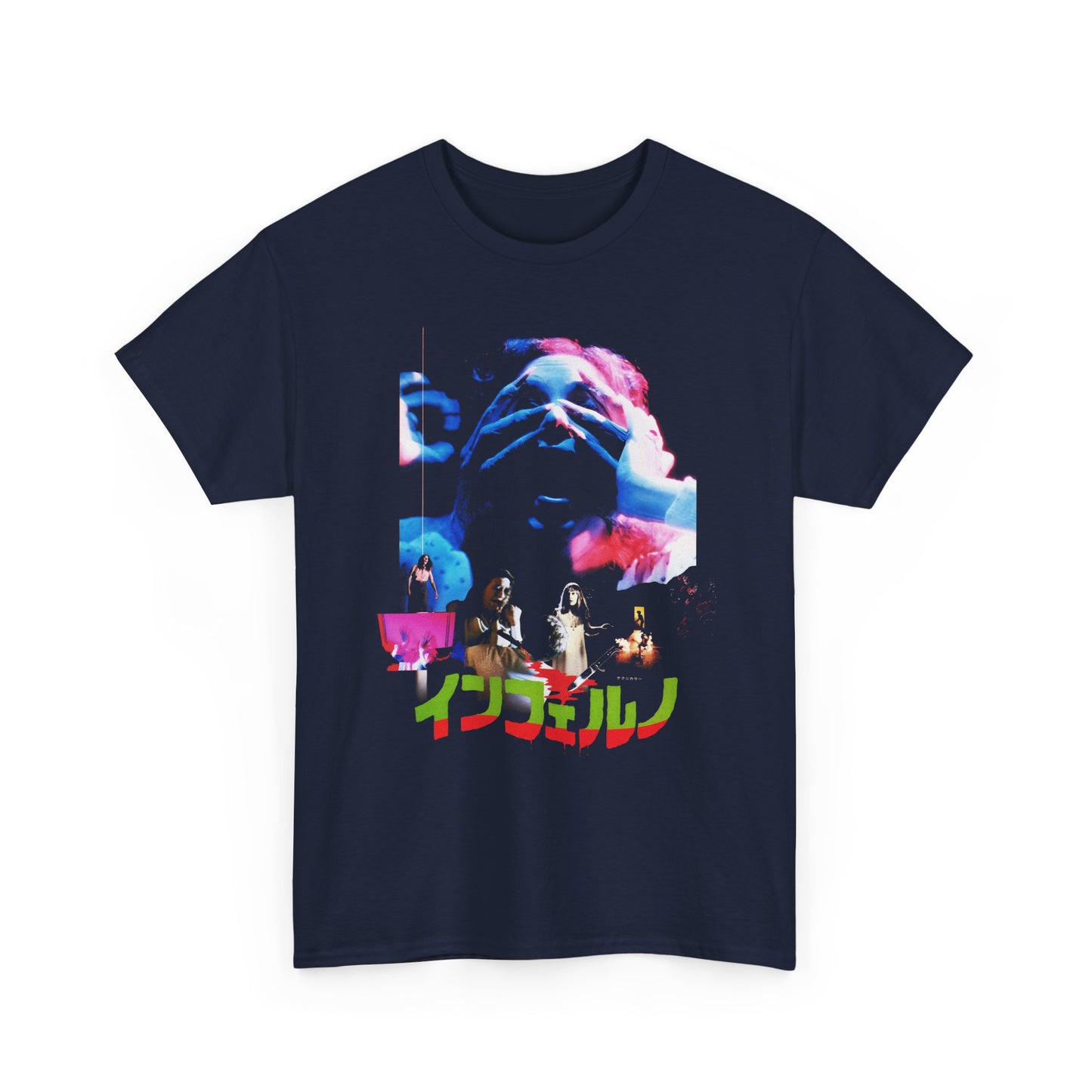 1980 inferno japanese movie poster tshirt