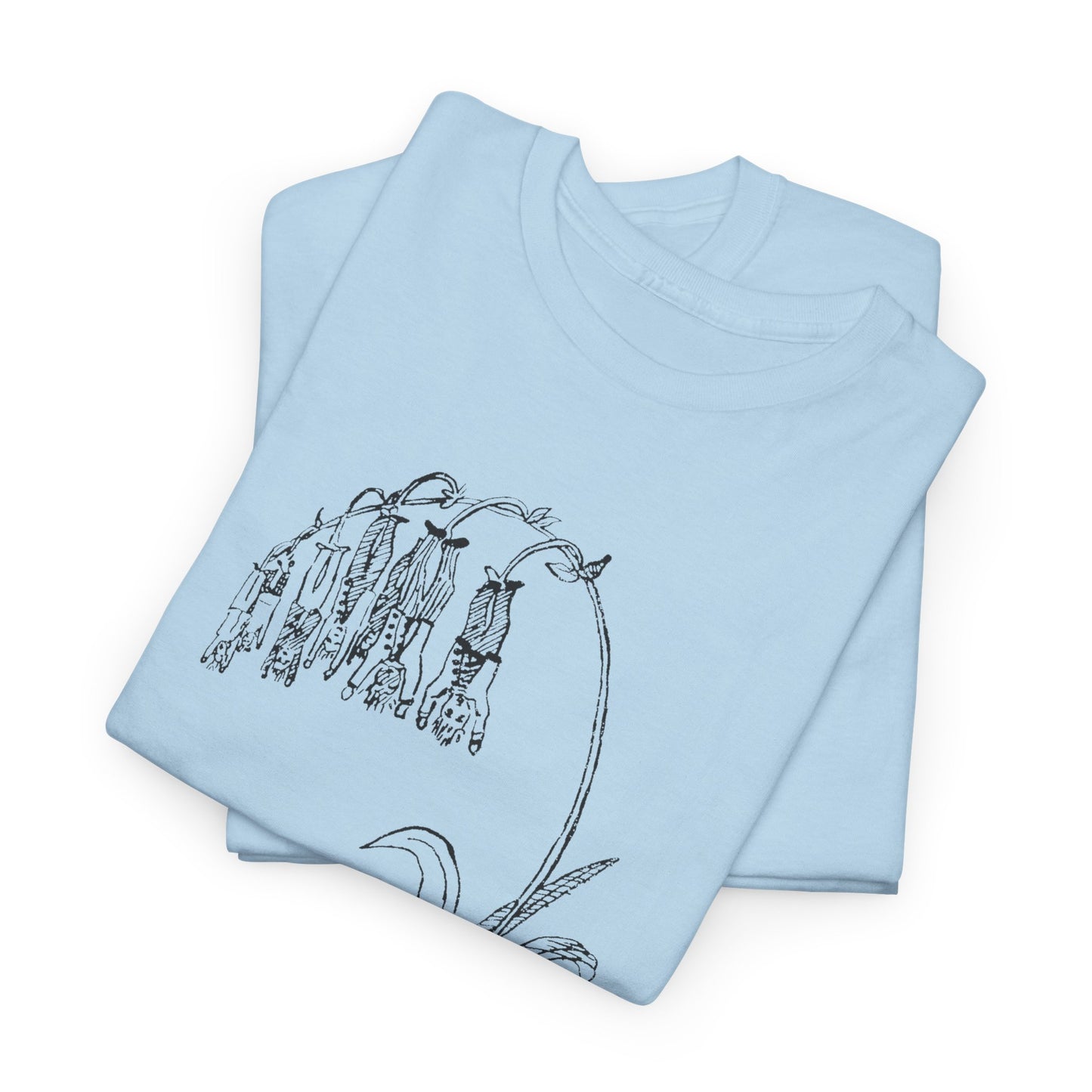 1887 edward lear nonsense botany many peeplia upsidownnia tshirt