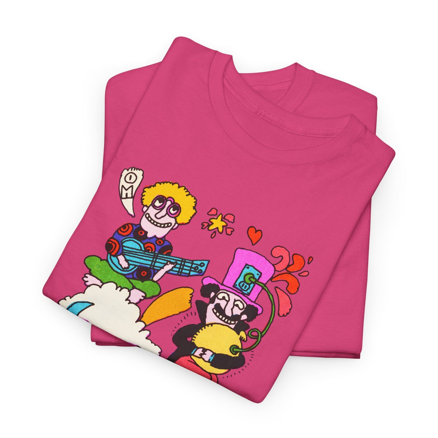 1971 psychedelic mother goose illustration reproduction tshirt