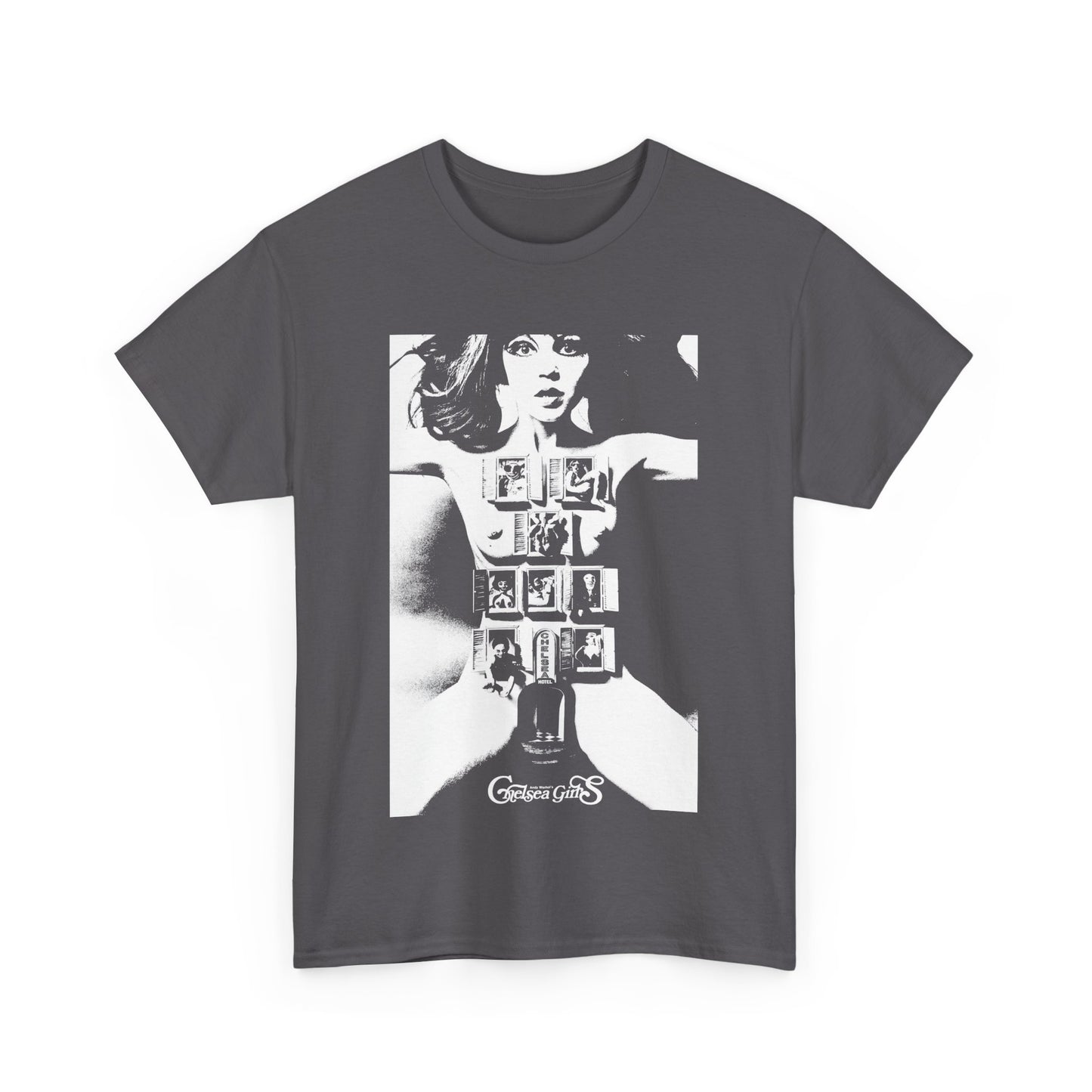 1966 experimental warhol movie chelsea girls movie poster reproduction tshirt