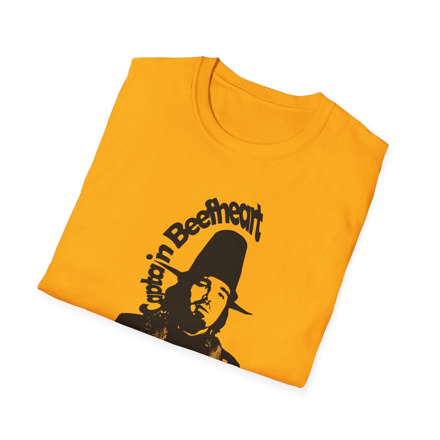 captain beefheart stencil in black tshirt
