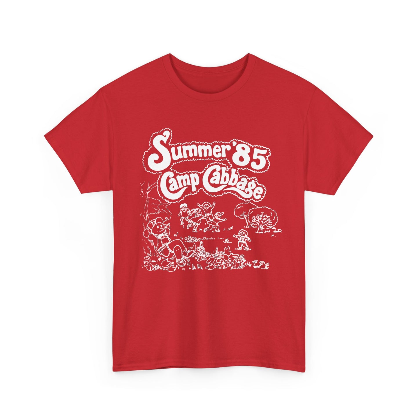 1985 vintage camp cabbage hobby city anaheim reproduction tshirt