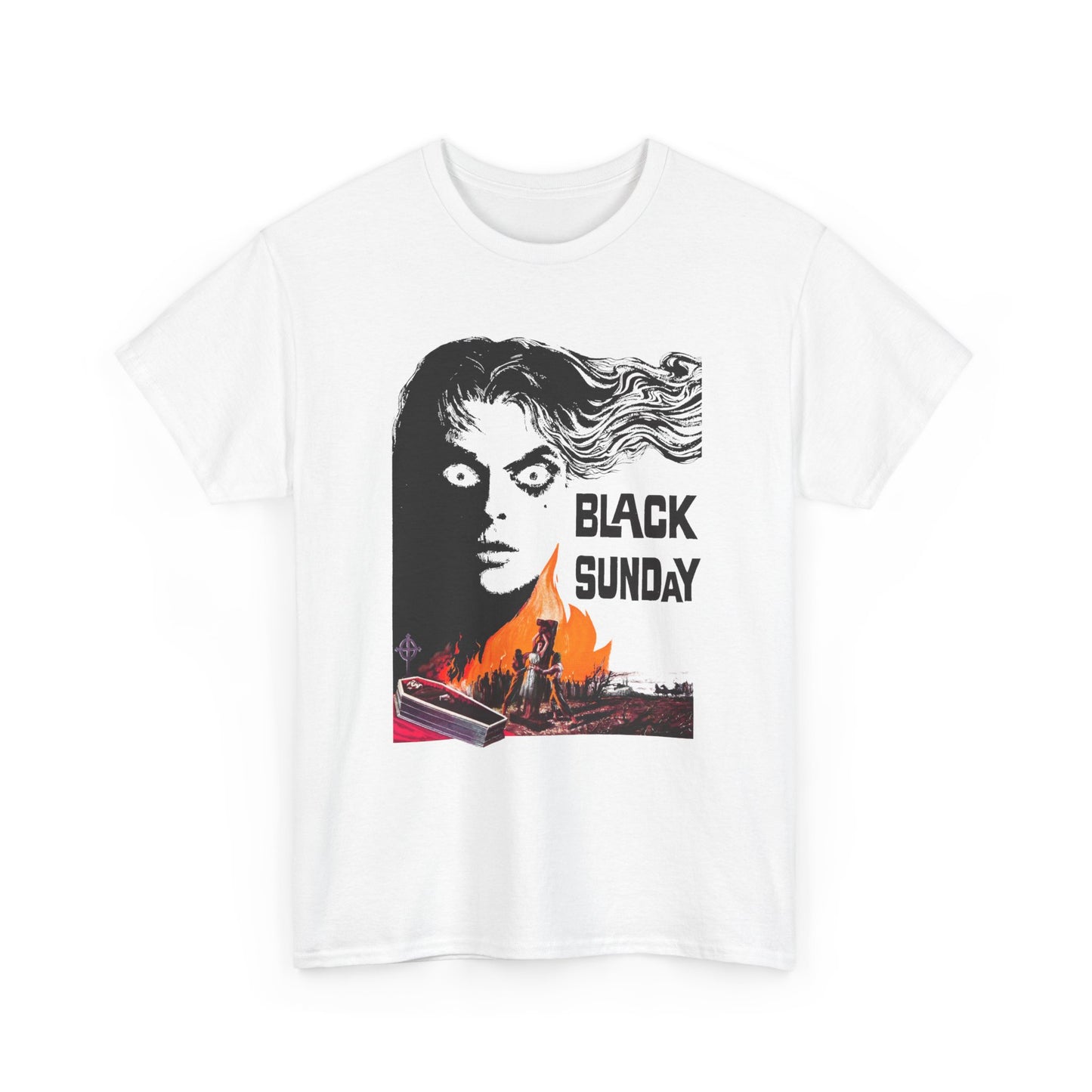 1960 black sunday movie poster 1 custom edit tshirt