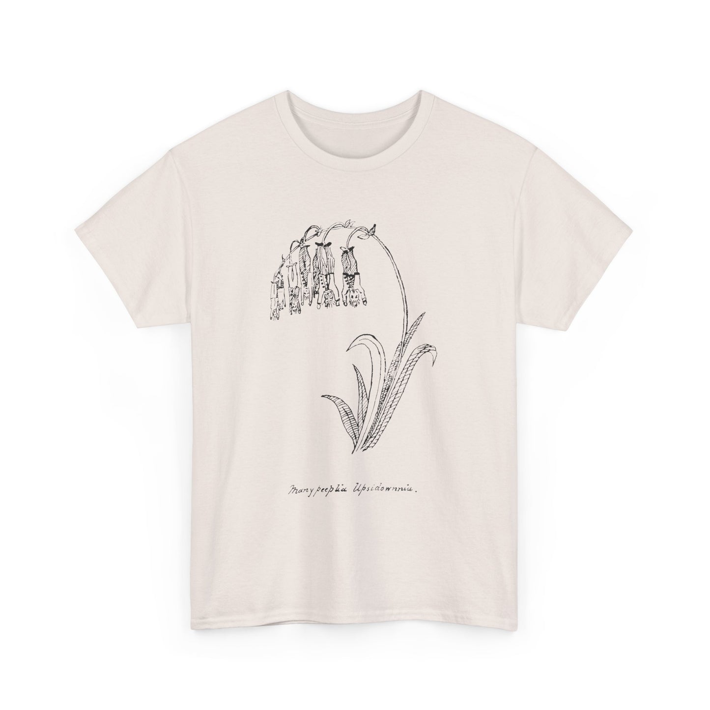 1887 edward lear nonsense botany many peeplia upsidownnia tshirt
