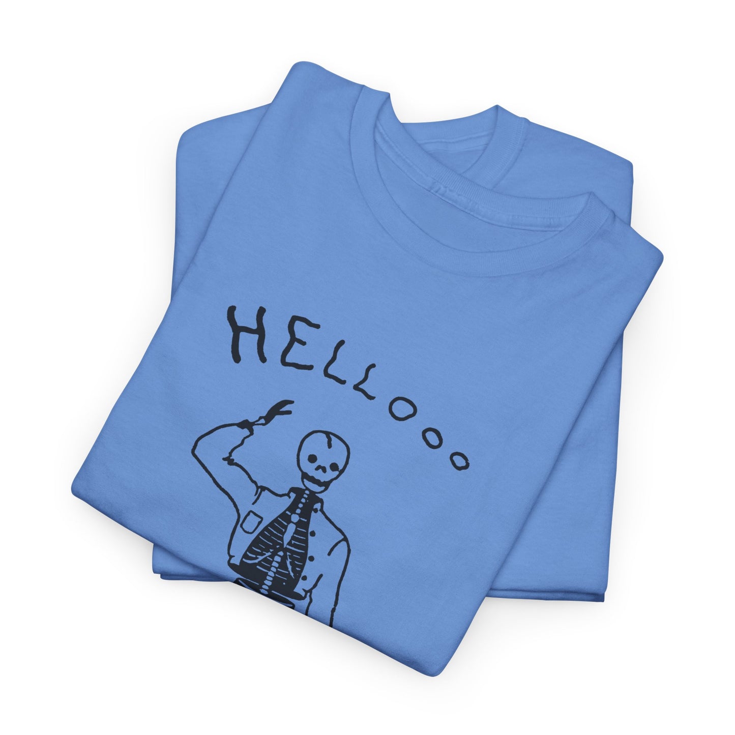 1953 the friendly skeleton illustration from the albuquerque journal reproduction tshirt