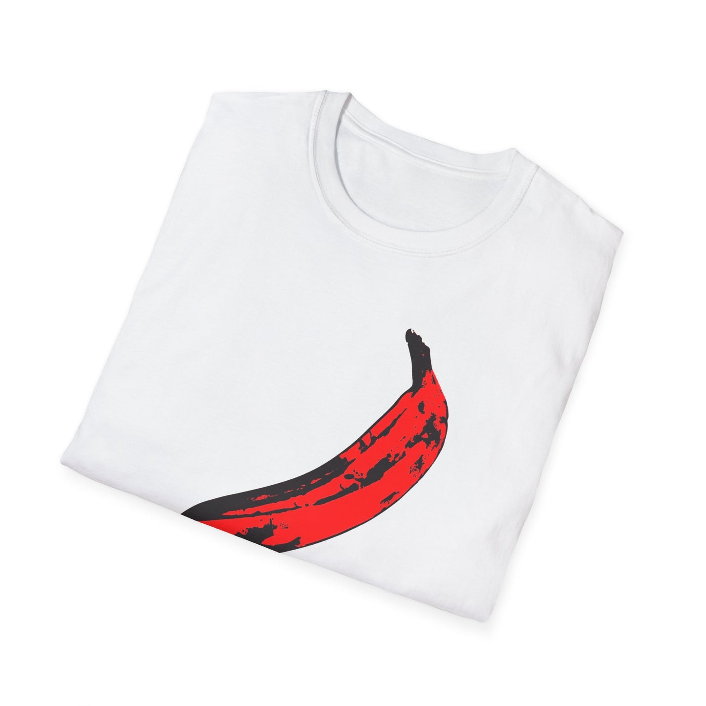 andy warhol's velvet underground and nico banana in red tshirt