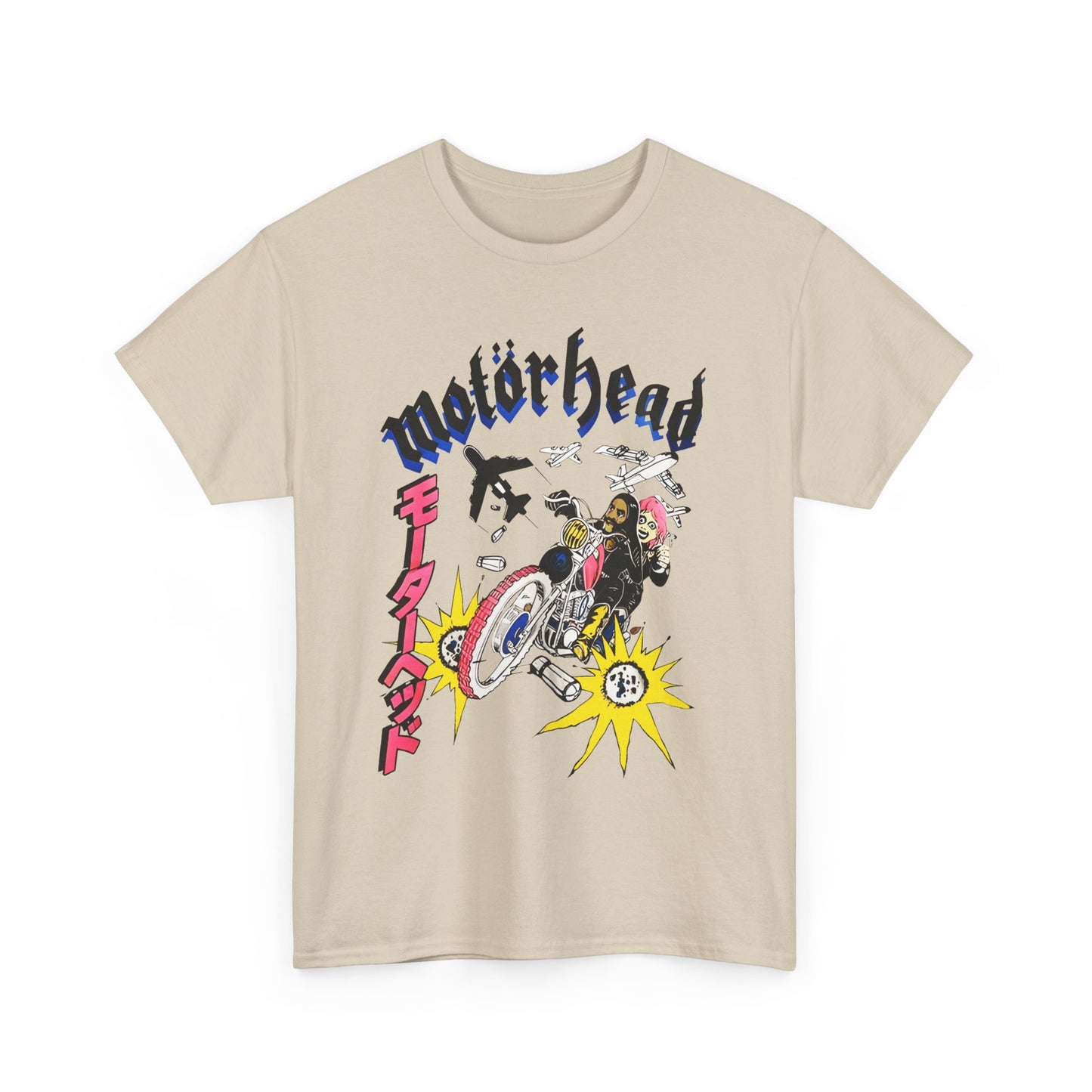 1990s rare motorhead japanese tour poster reproduction tshirt