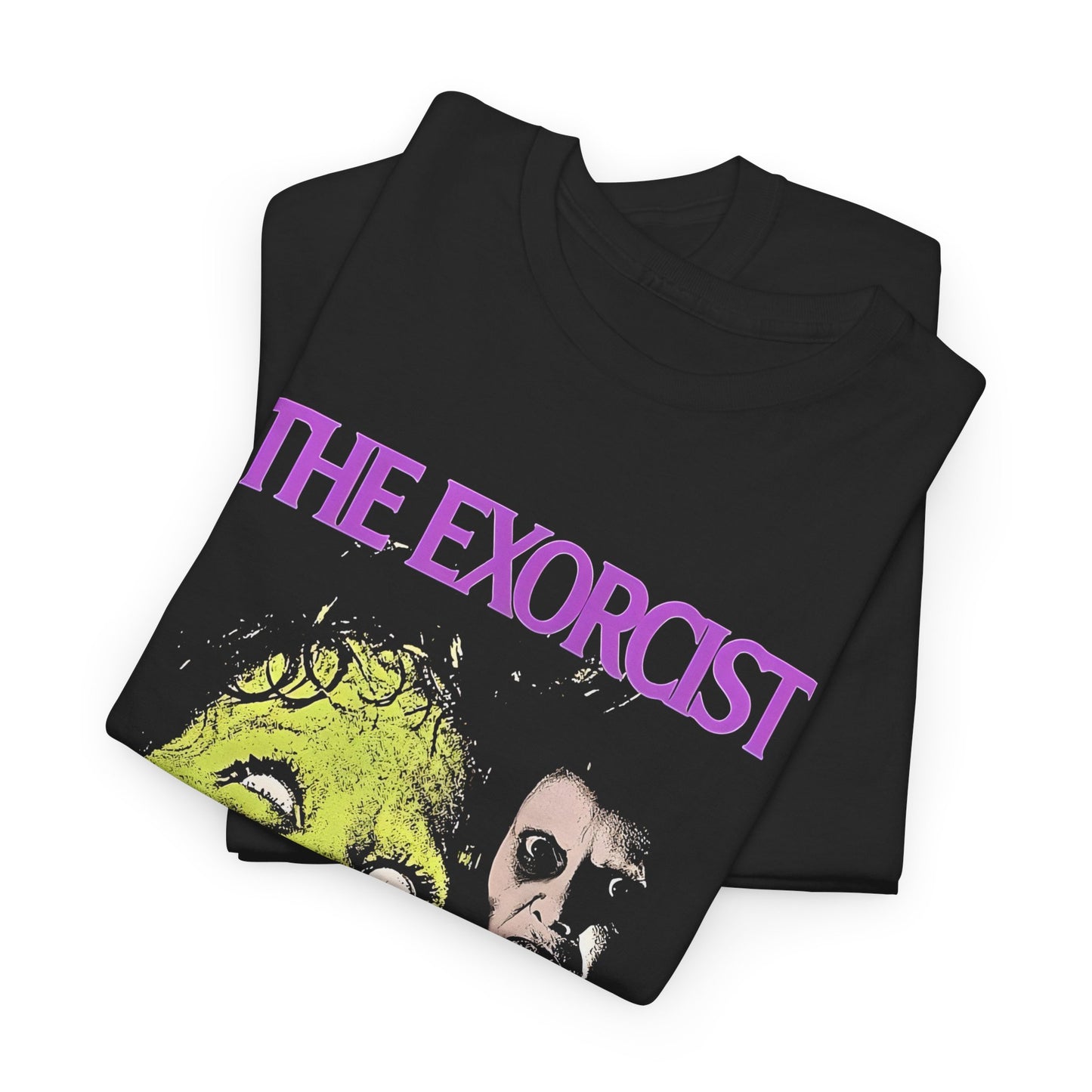1973 the exorcist movie poster stretched graphic tshirt