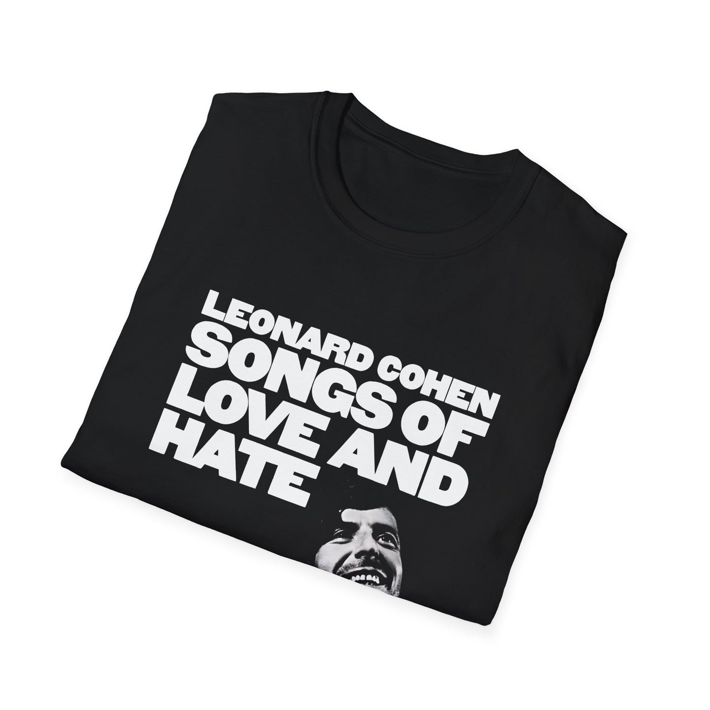 leonard cohen 1971 songs of love and hate album tshirt