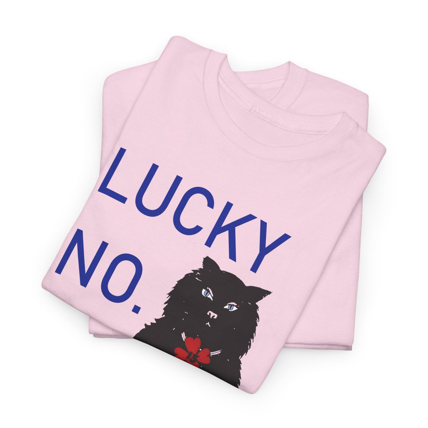 1976 qsl card lucky number 13 black cat custom reproduction tshirt