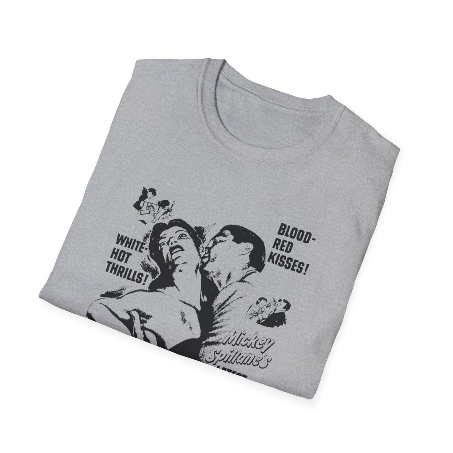 1955 film noir movie poster tshirt kiss me deadly by robert aldrich