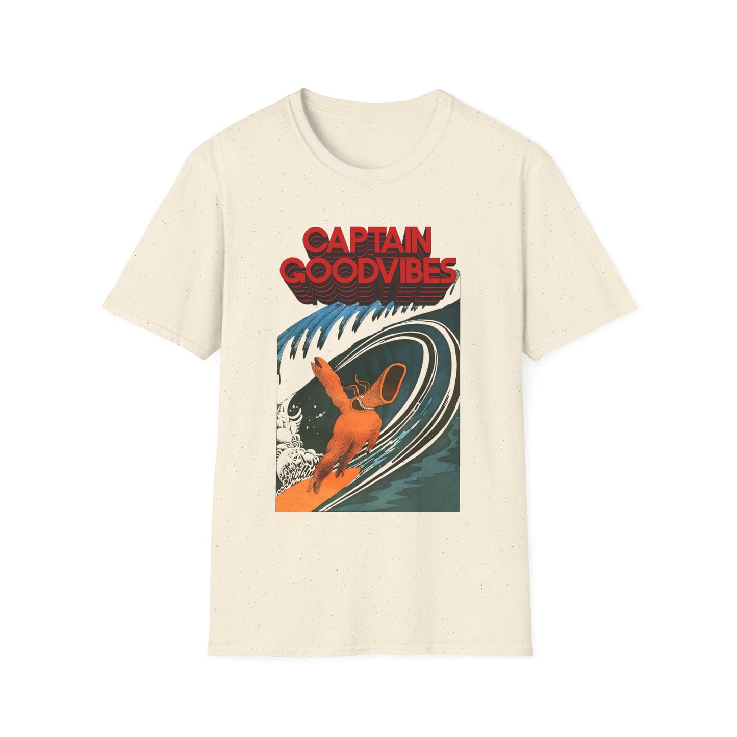 1975 underground australian surf comic illustration by tony edwards re colourized reproduction tshirt