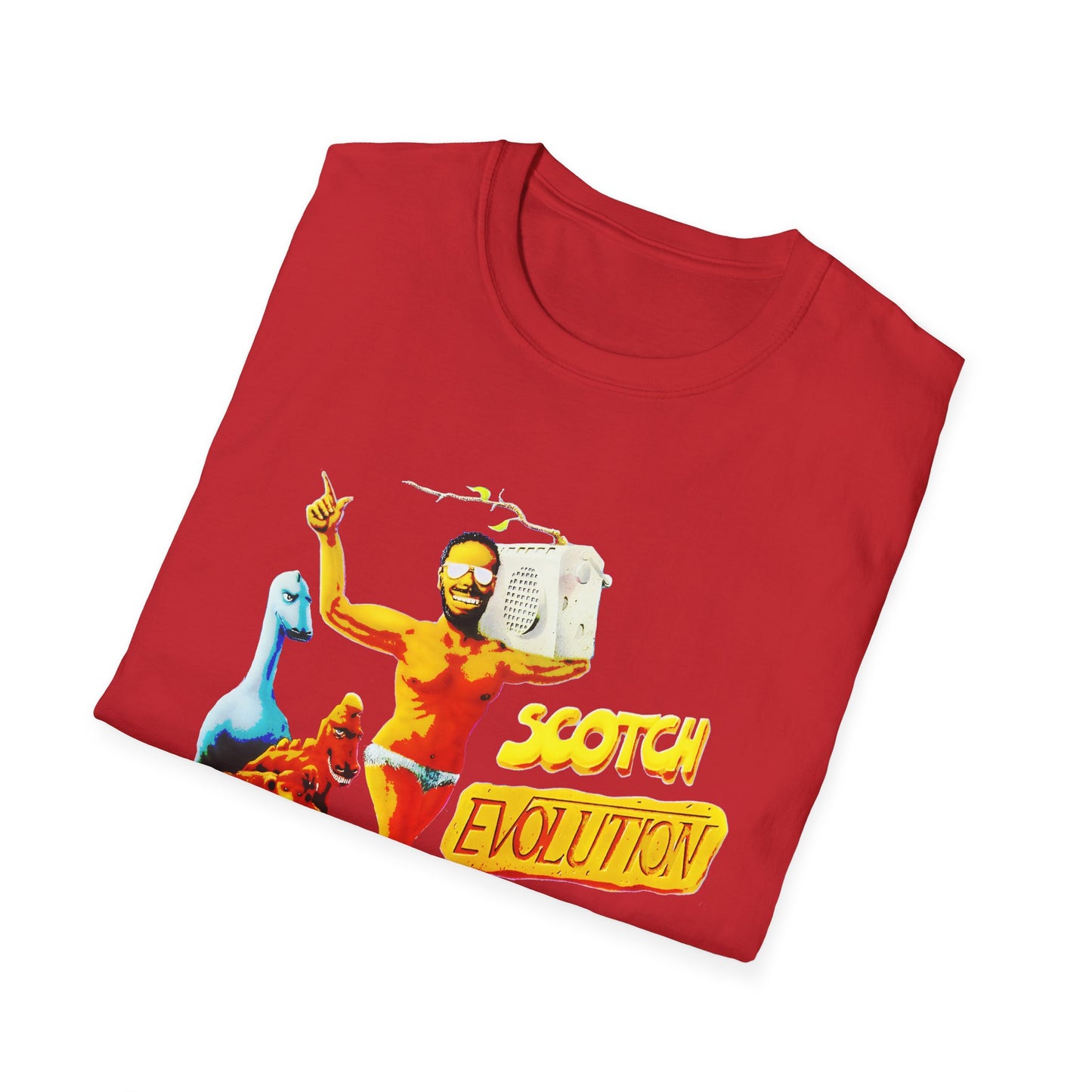 scotch evolution italo disco fan art tshirt