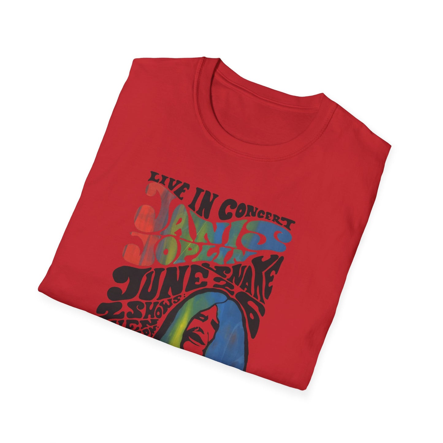 1968 janis joplin new york aerodrome concert poster tshirt