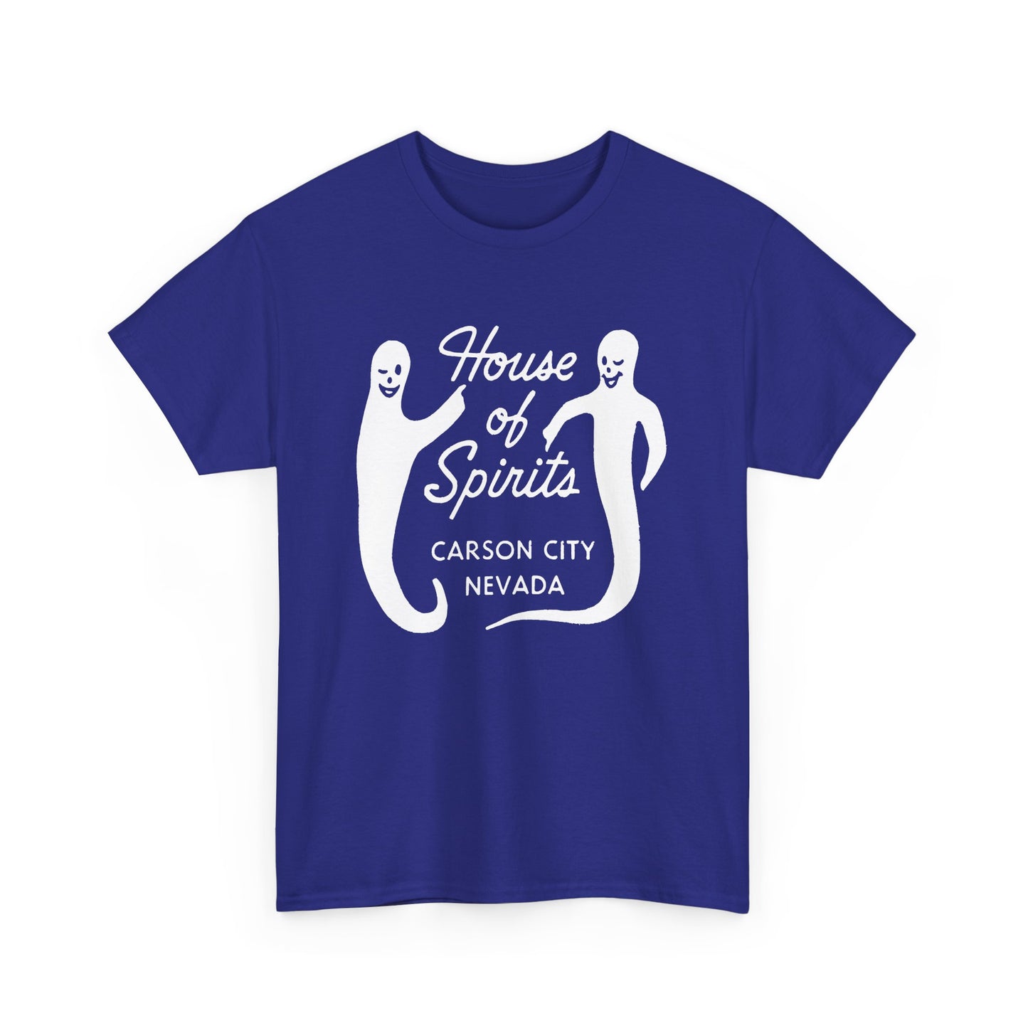 vintage matchbox house of spirits carson city nevada graphic tshirt